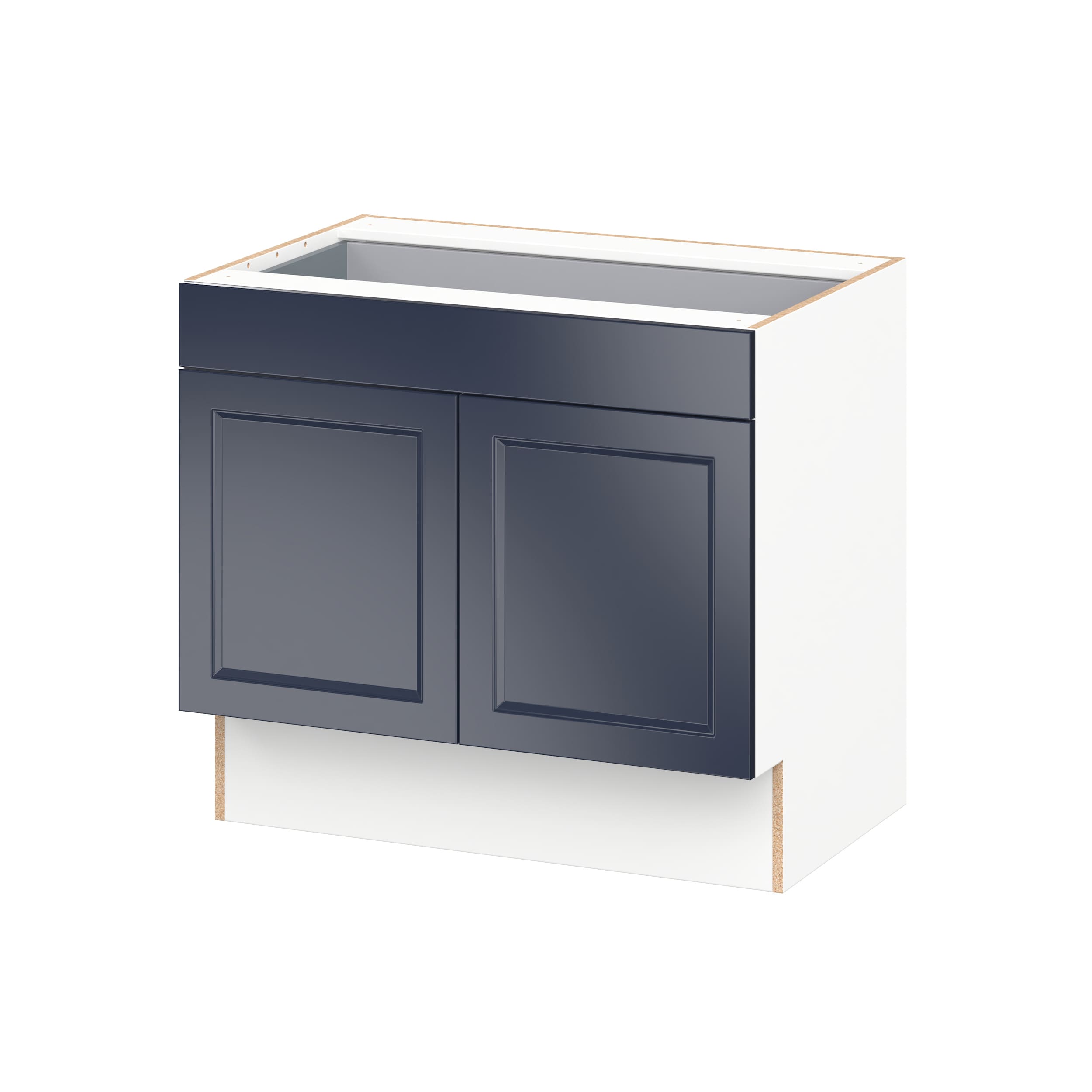 Hugo&Borg DSB36ADA-LO Lorette 36-in W x 32.5-in H x 24.5-in D Navy Blue Base Fully assembled Cabinet Recessed Panel Shaker
