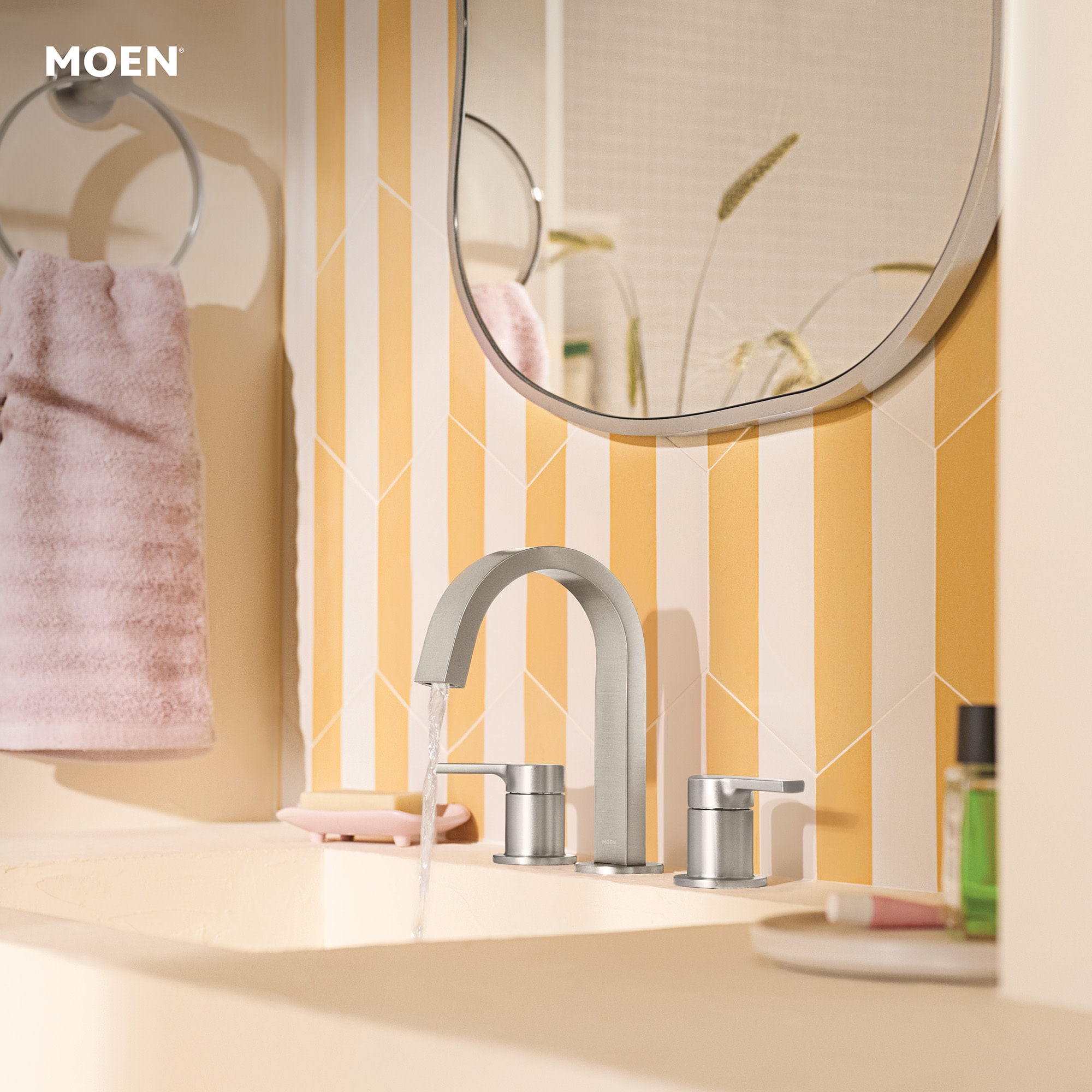 Moen 84154SRN Lavatory-Faucets - View #2