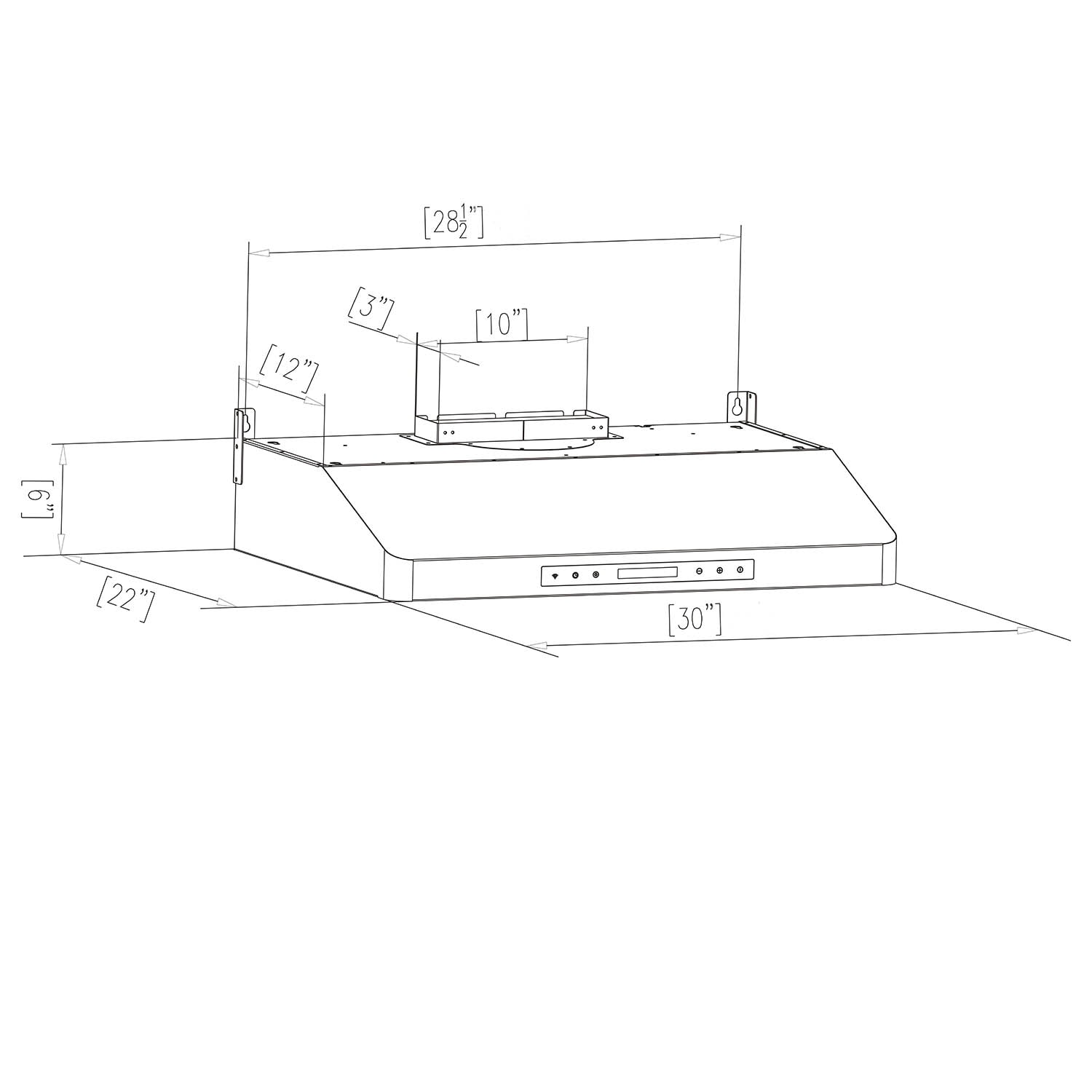 Empava EMP-30RH13 Undercabinet-Range-Hoods - View #8