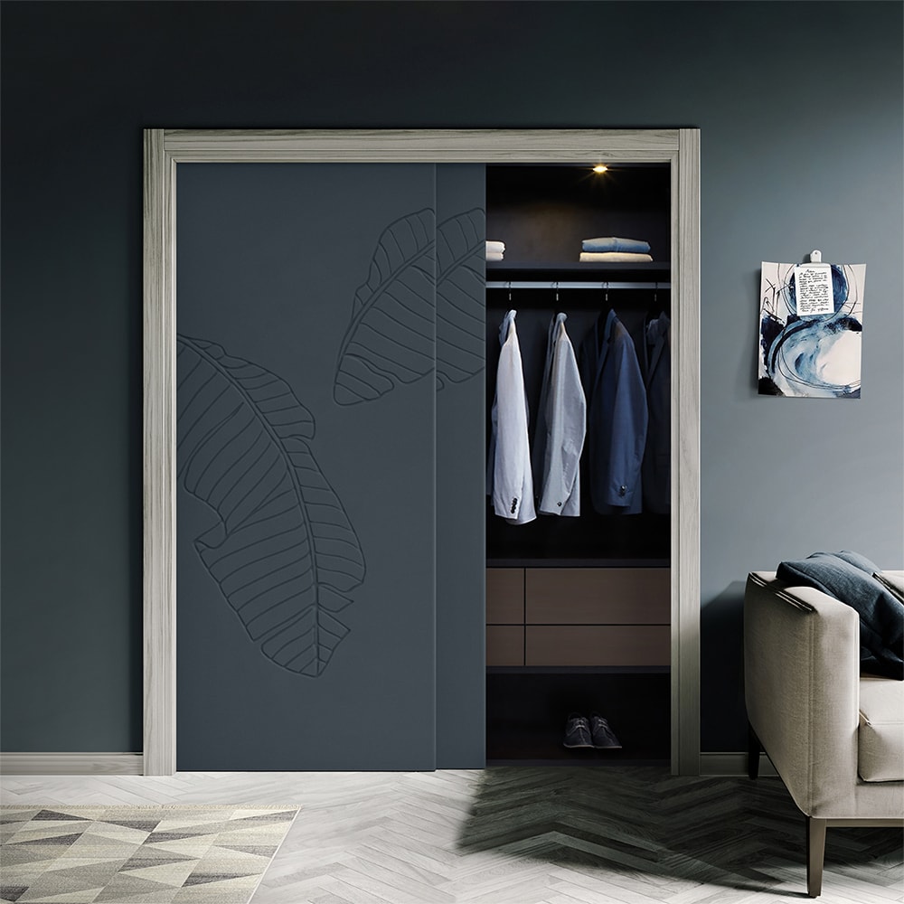 CALHOME CMD-CNC232-80X24G(2 Bifold-Sliding-Closet-Doors - View #2