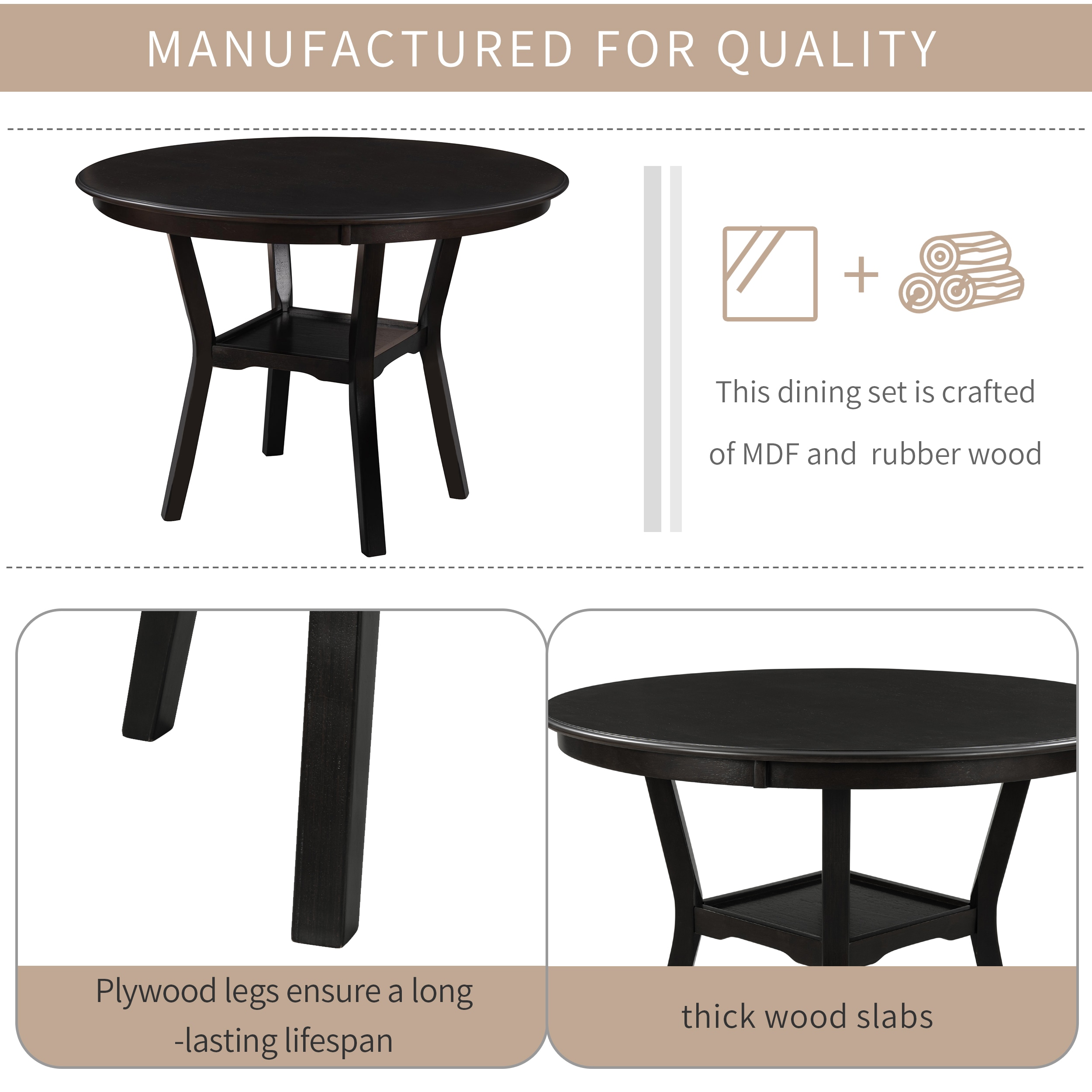 Clihome TRXCH-ST51AAP Dining-Sets - View #9