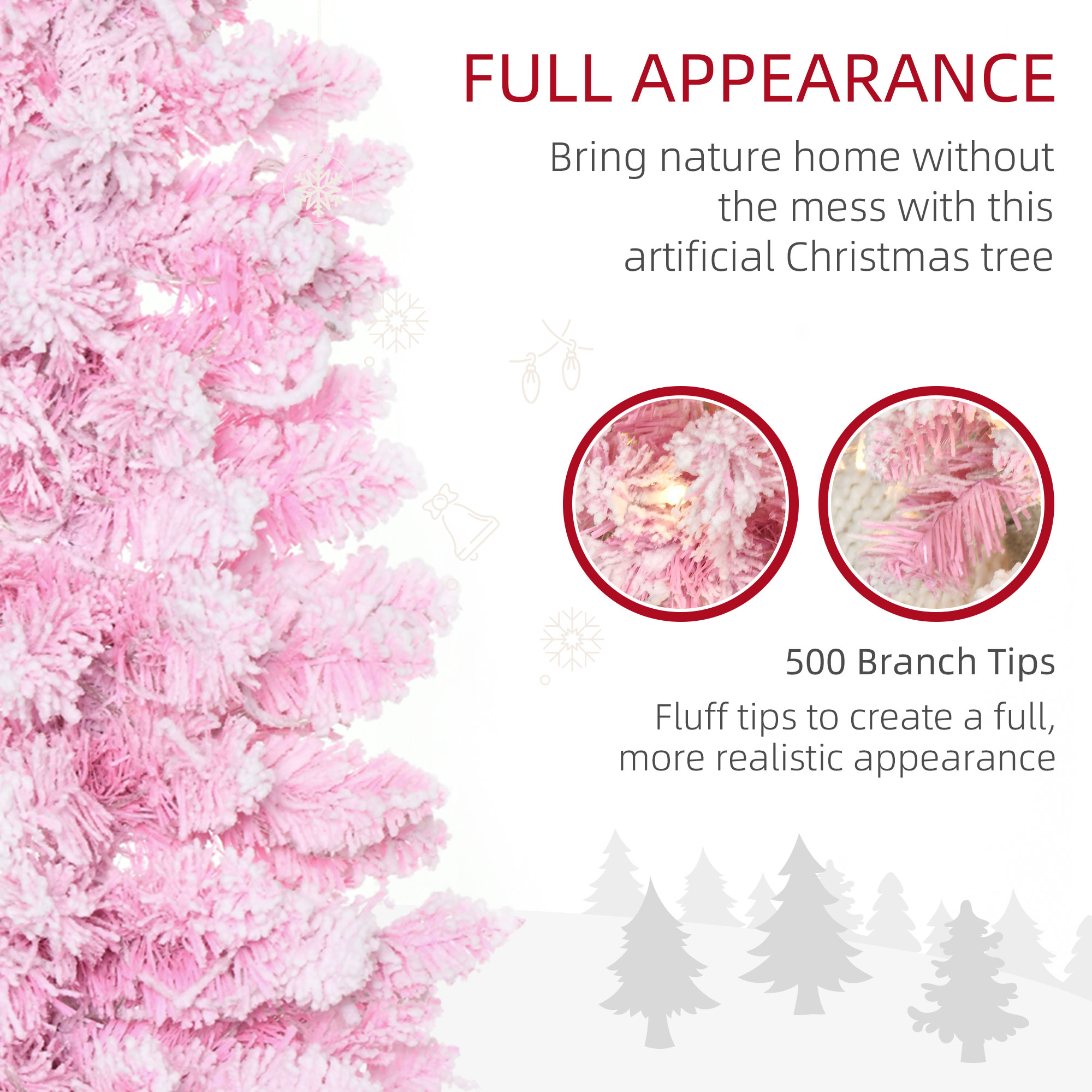 AAZJ NBC-CM64187UL Artificial-Christmas-Trees - View #7