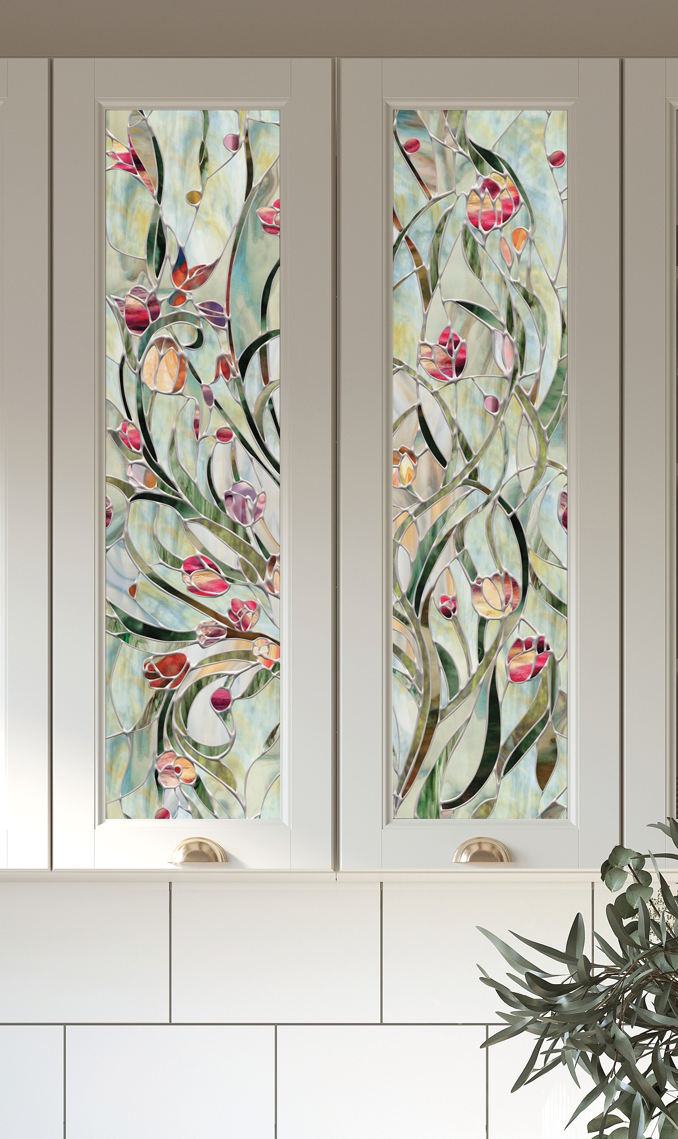 Style Selections Botanica 24-in x 36-in Privacy Decorative Window Film ...