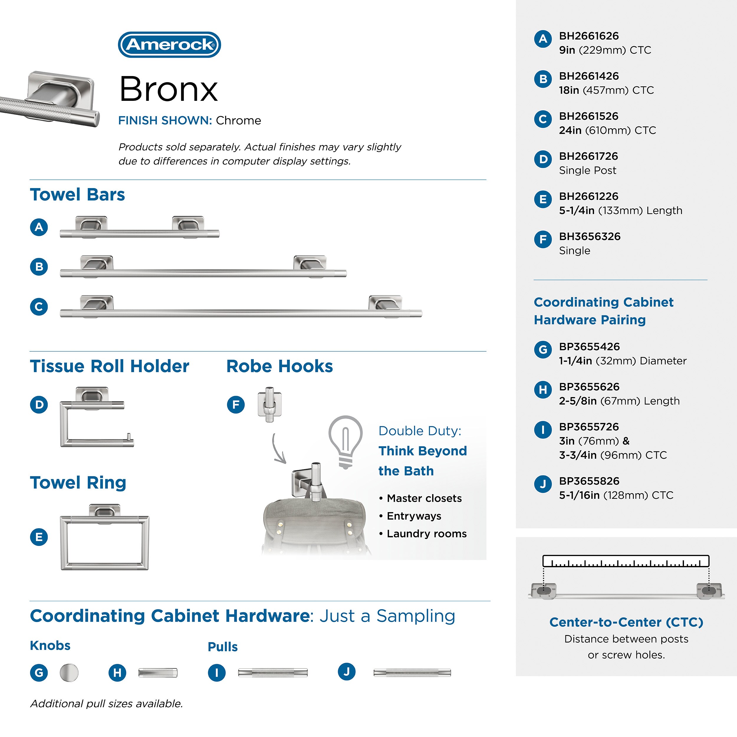 Amerock BH3656326 Robe-Hooks - View #8