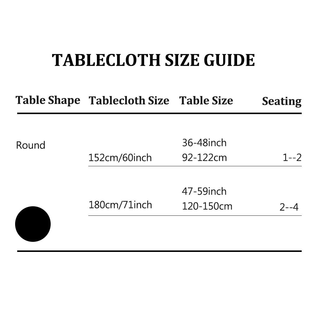 Unique Bargains S26011200UX3938 Table-Covers - View #4