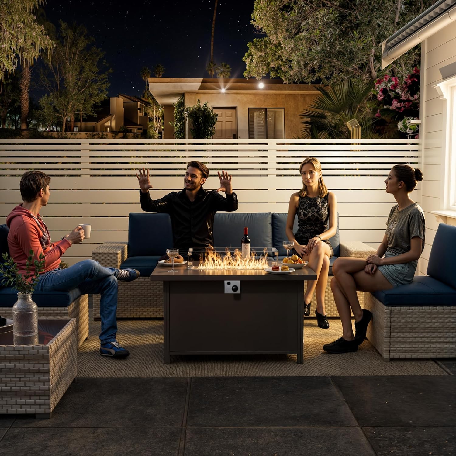 Damerin HL36Q Outdoor-Gas-Fireplaces - View #4