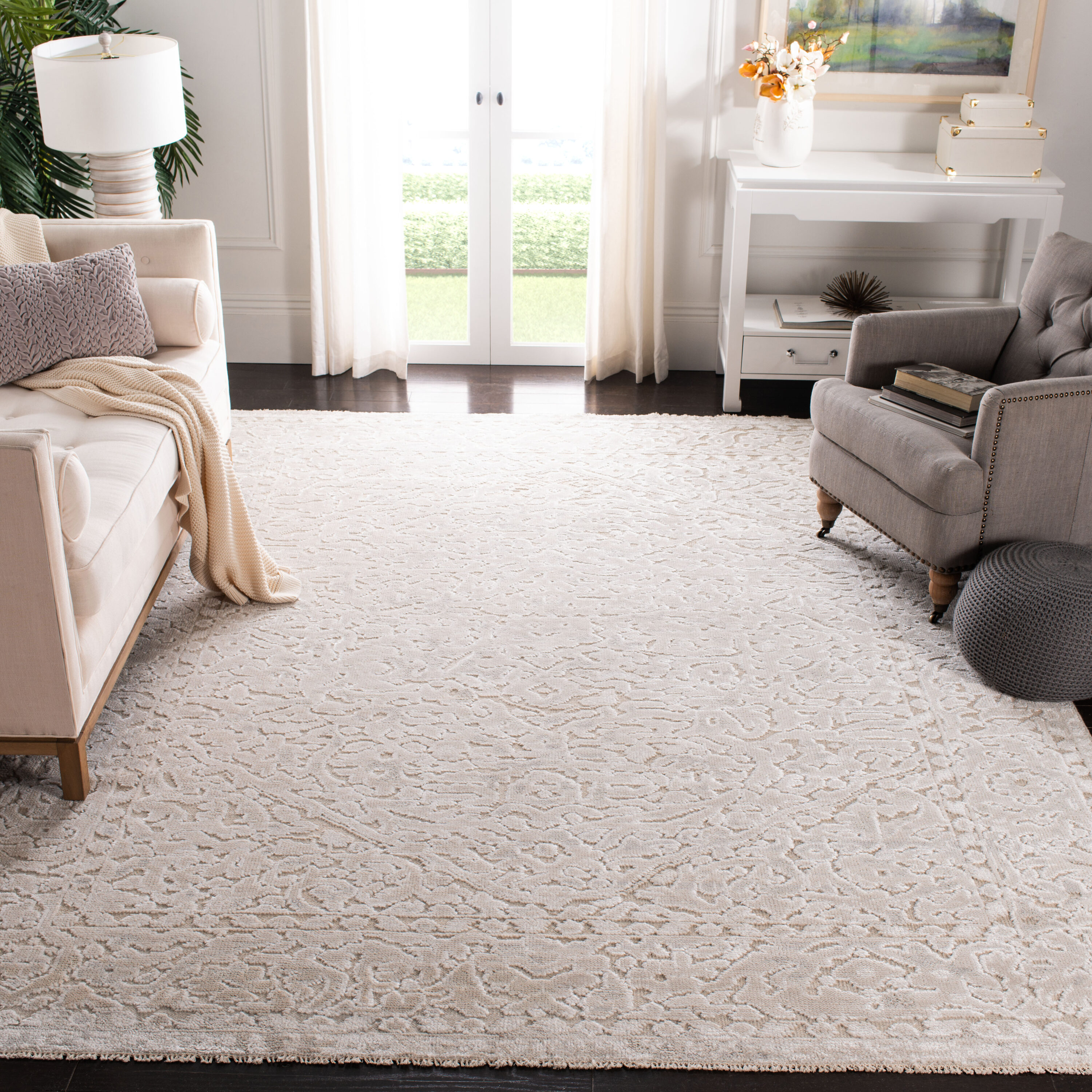  Centennial 801 Silver/Gray Traditional 10ft x 14ft Large Rectangle Rug