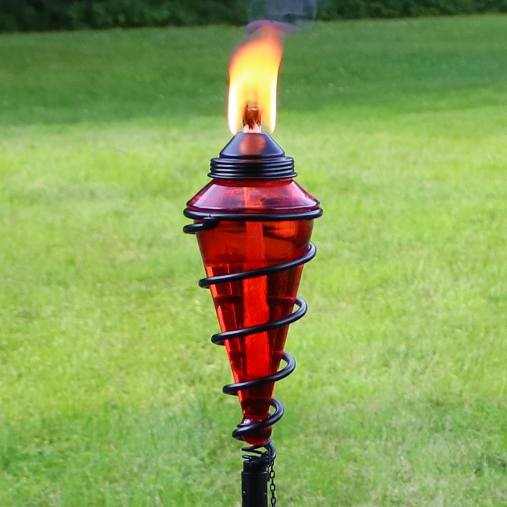 Sunnydaze Outdoor Long-lasting Replacement Fiberglass Tiki Torch