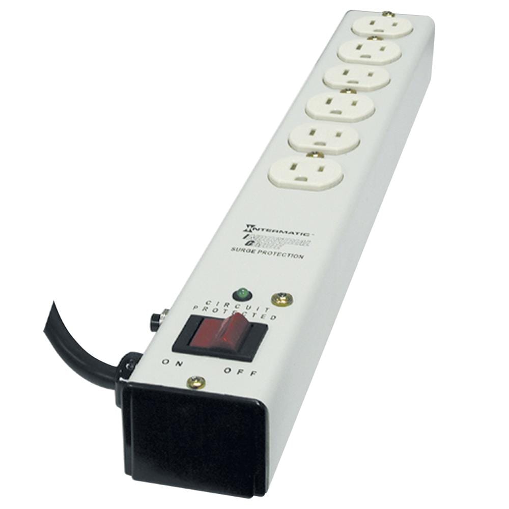Intermatic IG2012B153 IG Series 6-Outlet Joules AC Surge Protector
