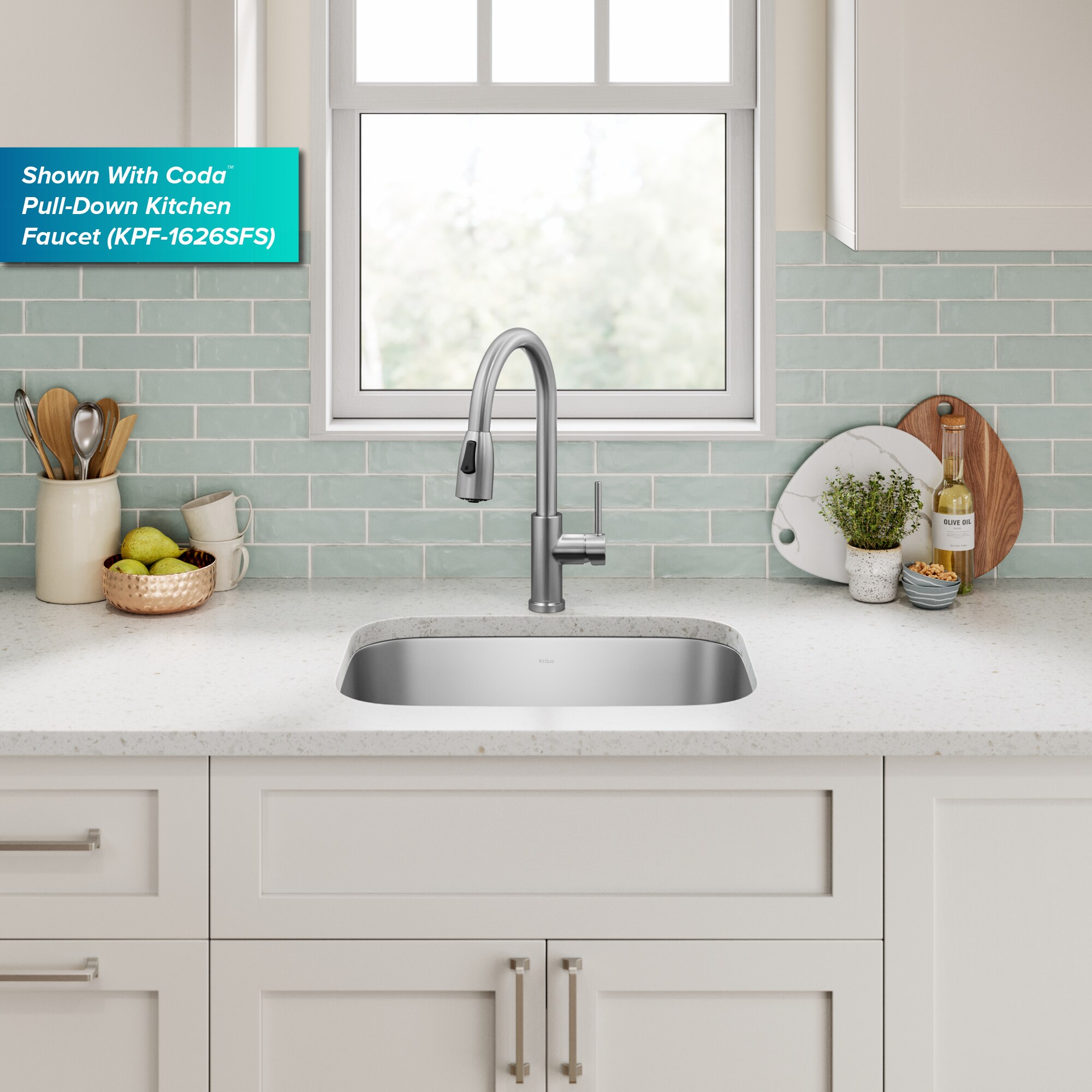 Kraus KBU12 Kitchen-Sinks - View #13