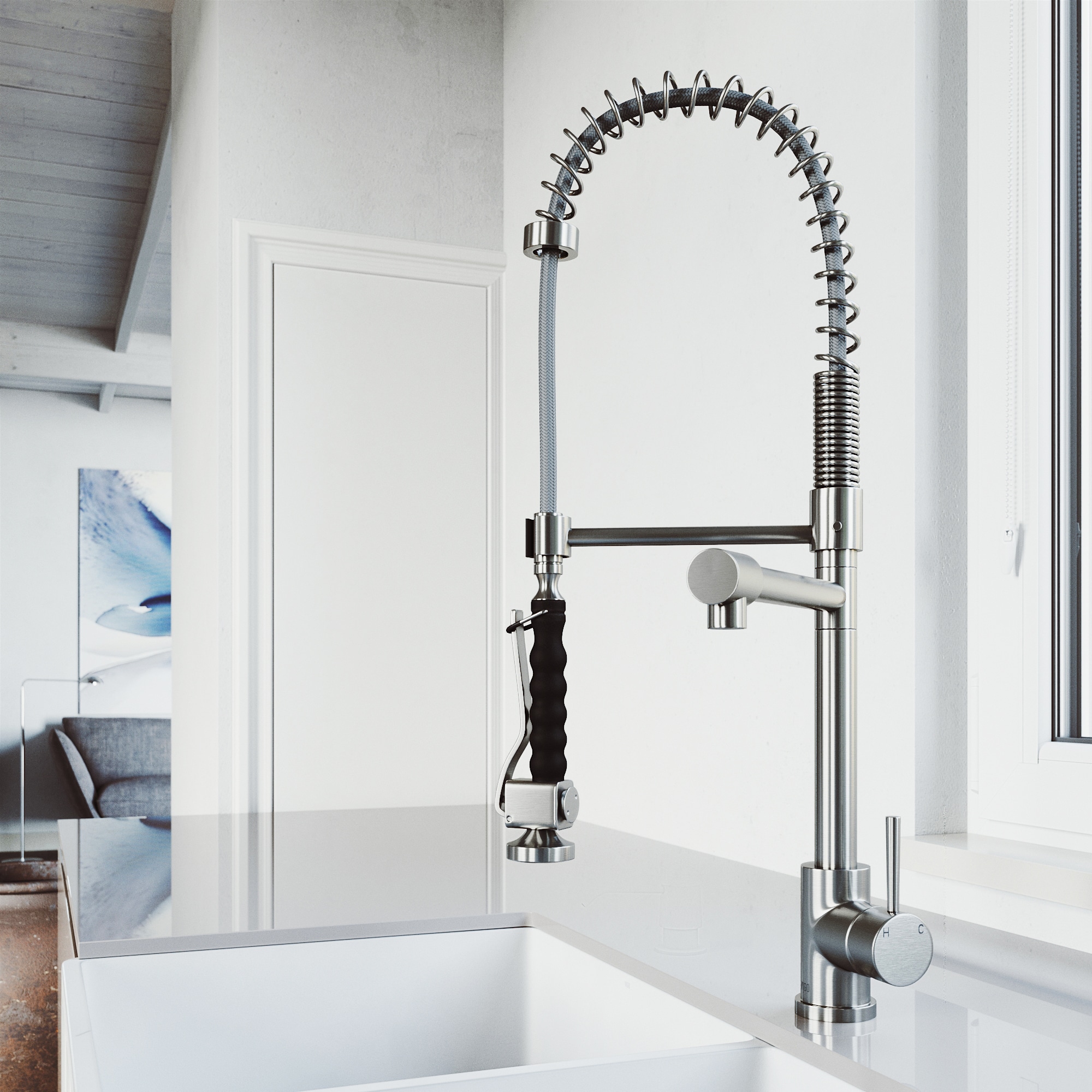 VIGO VG02007ST Kitchen-Faucets - View #2