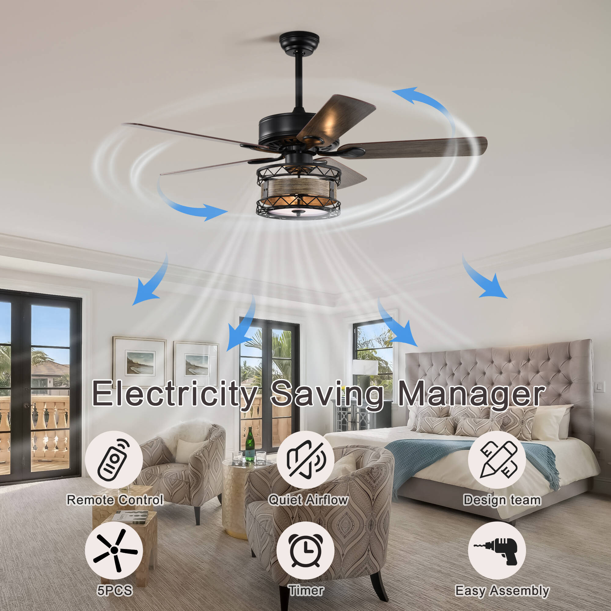 Fun Orange FUNS2CF05 Ceiling-Fans - View #5