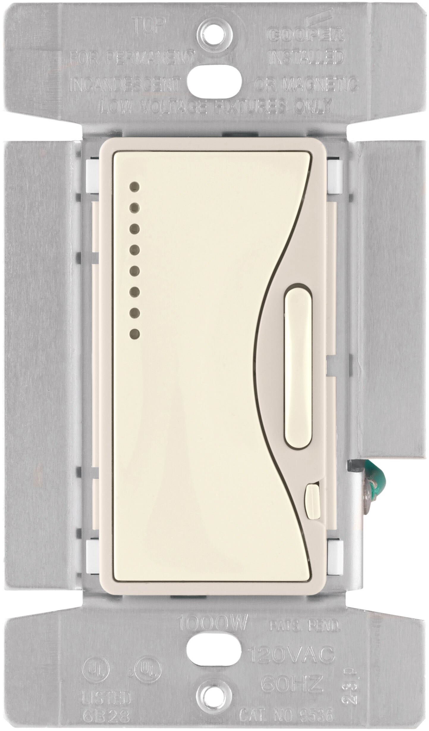 Eaton 9536DS Aspire Multi-location Decorator Master Dimmer, Desert Sand