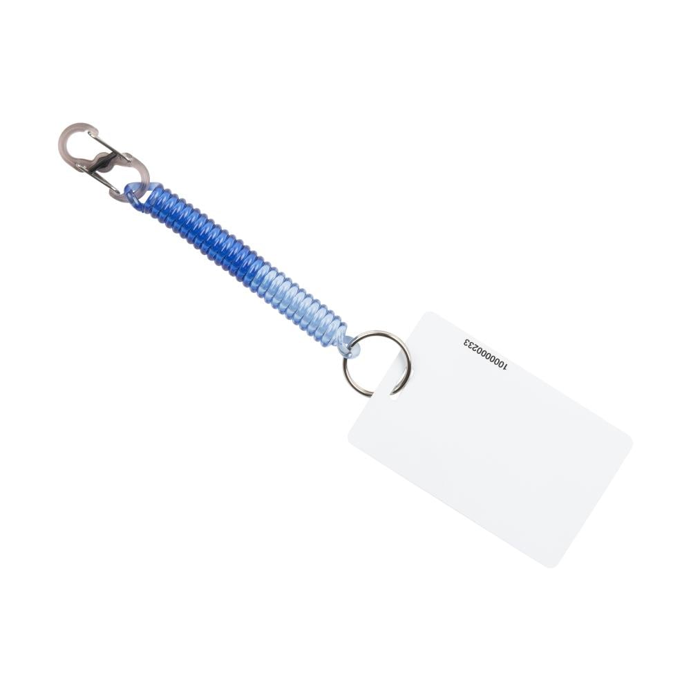 100 White Blank Recycled Pet Lanyards ID Badge Holder 0.75 inch (Blank)