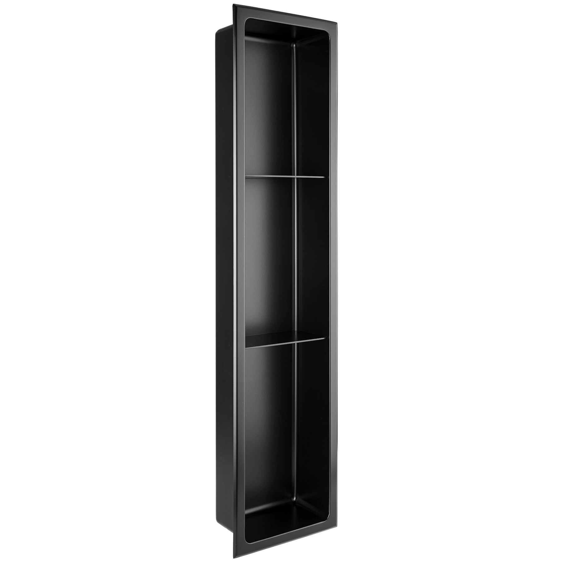 AKDY 8-in x 36-in Matte Black Stainless Rectangular Shower Niche in the Shower  Shelves & Accessories department at