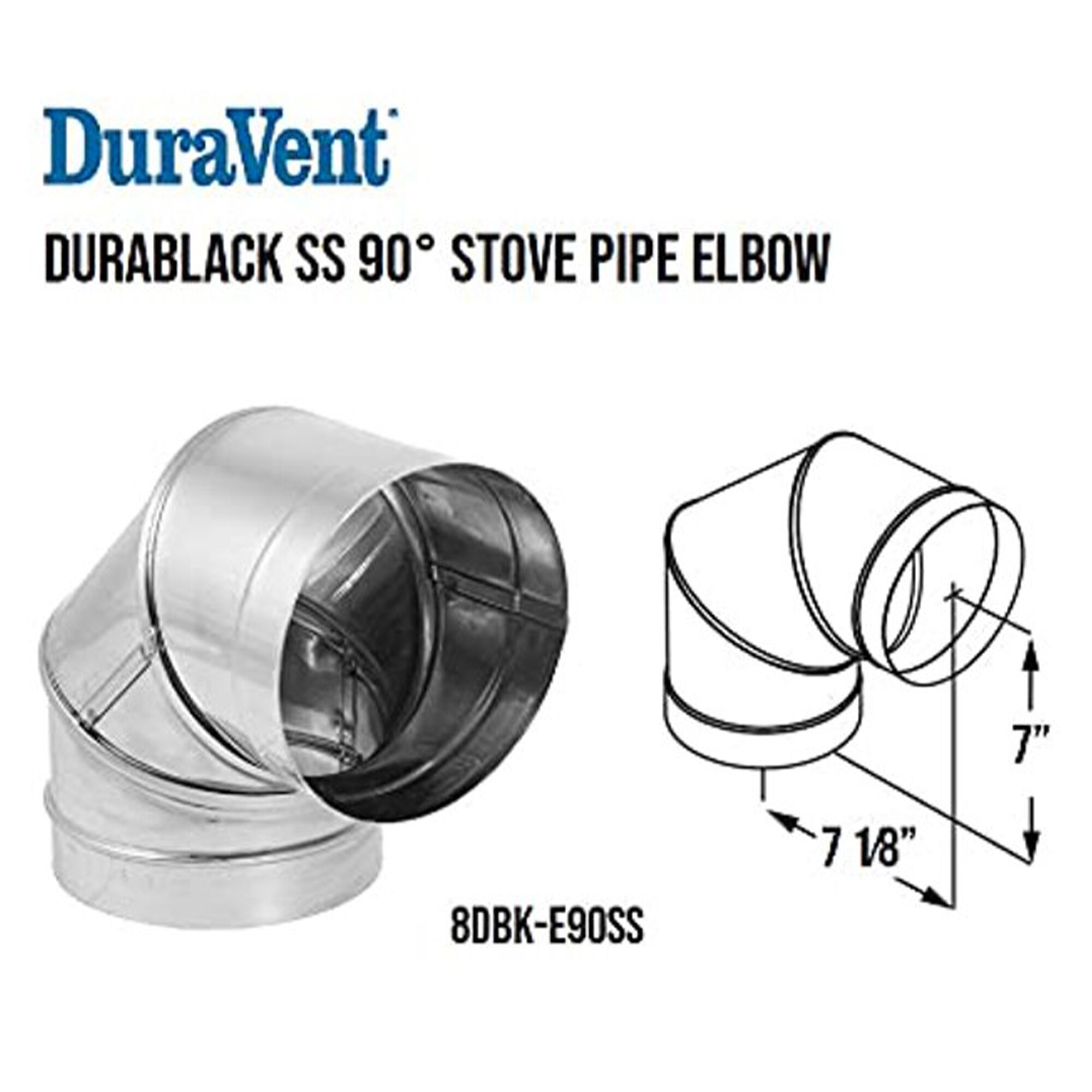 DuraVent 254841 Stove-Pipe-Fittings - View #8