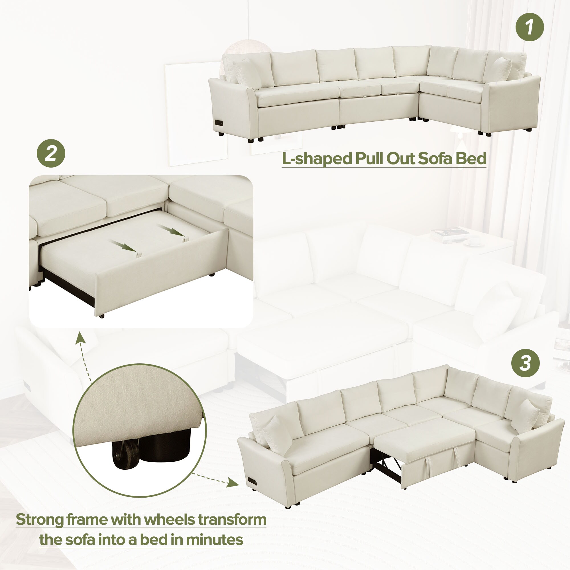 ModernLuxe L-SG001430AAA Sofas-Loveseats - View #4