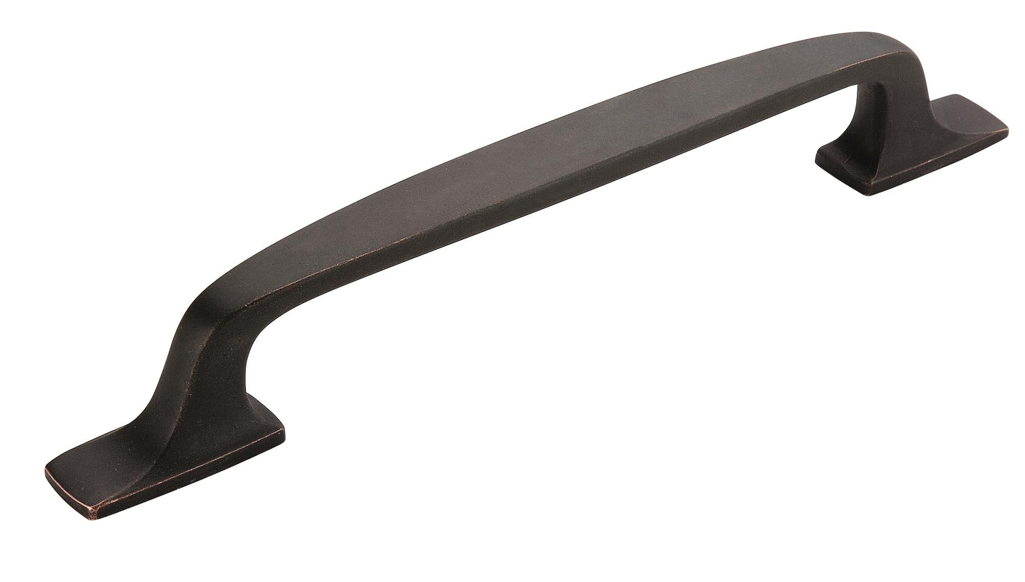 Amerock BP55322DOB Highland Ridge 8-in , 203mm Center to Center Dark Oiled Bronze Arch Handle For Use on Appliances Drawer Pulls
