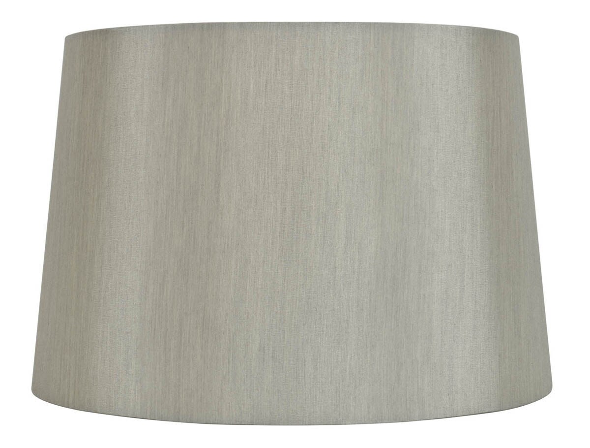 Roth 9 In X 13 Gray Fabric Drum Lamp, 9 Inch White Drum Lamp Shade