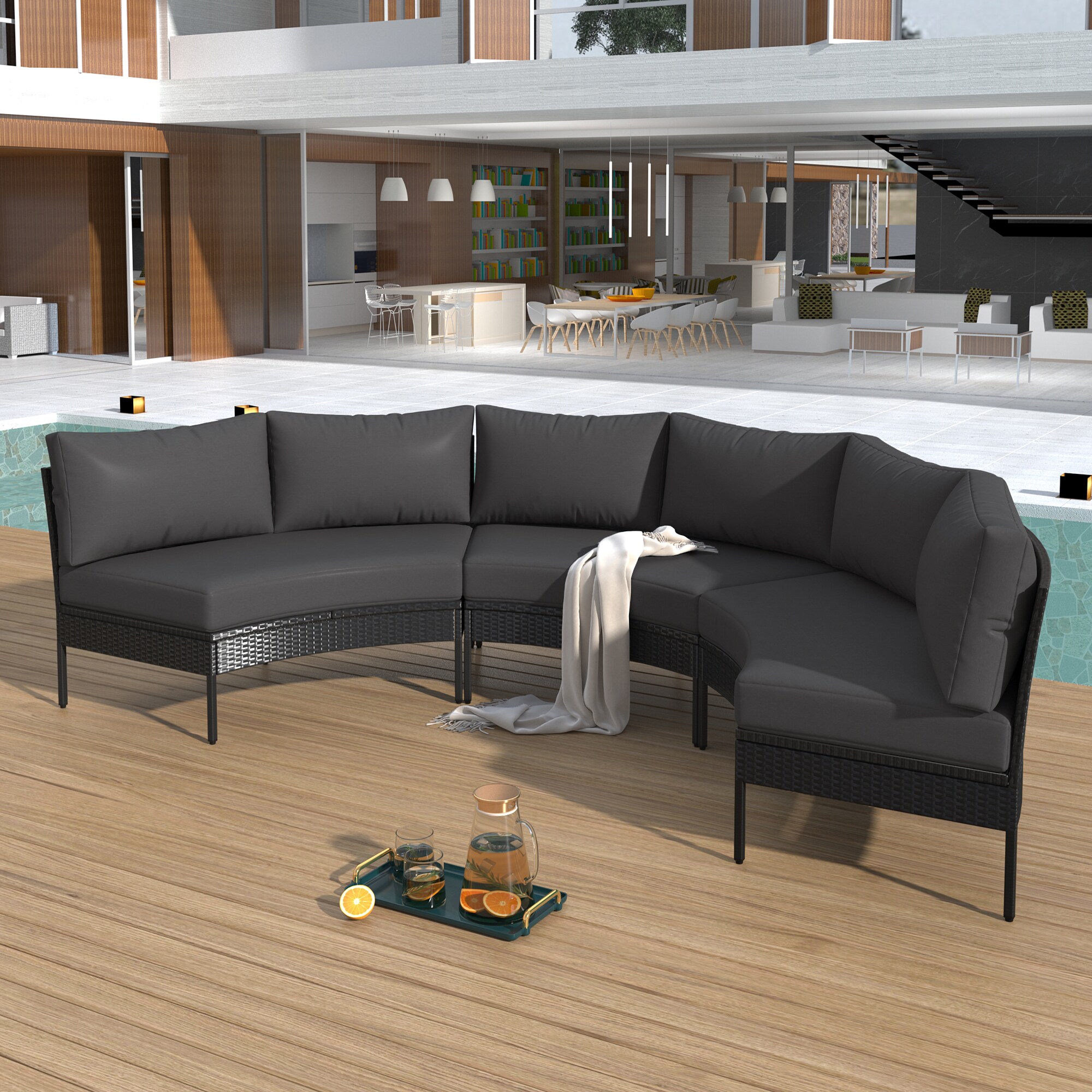ModernLuxe L-WY000377AAE Patio-Sofas-Daybeds - View #2
