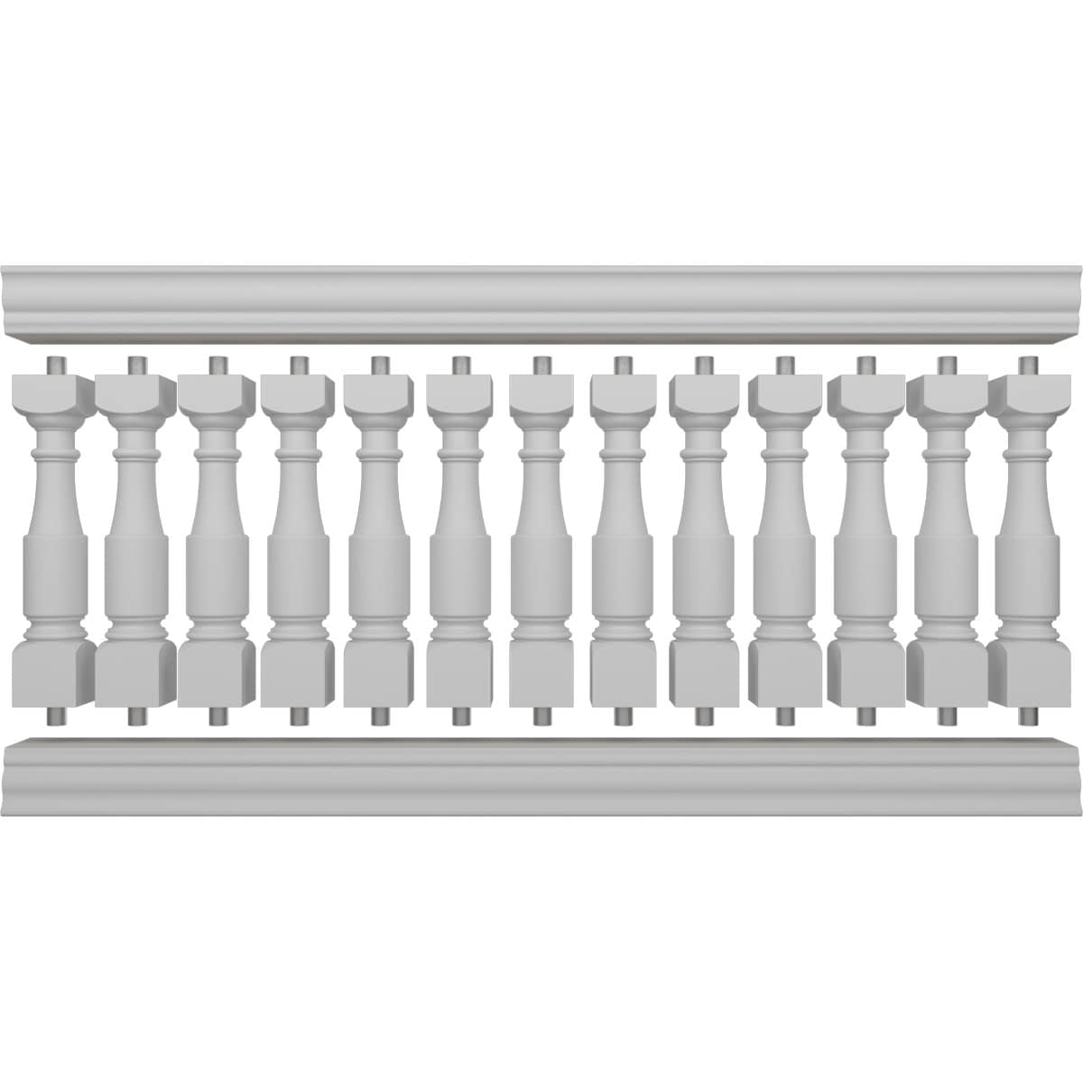 Ekena Millwork BALK40X084HMD railings - View #5
