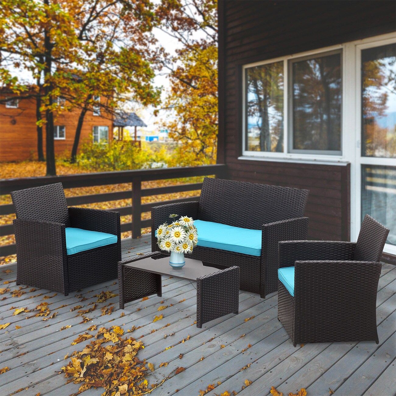 Ainfox K4WNHNSBL Patio-Conversation-Sets - View #4