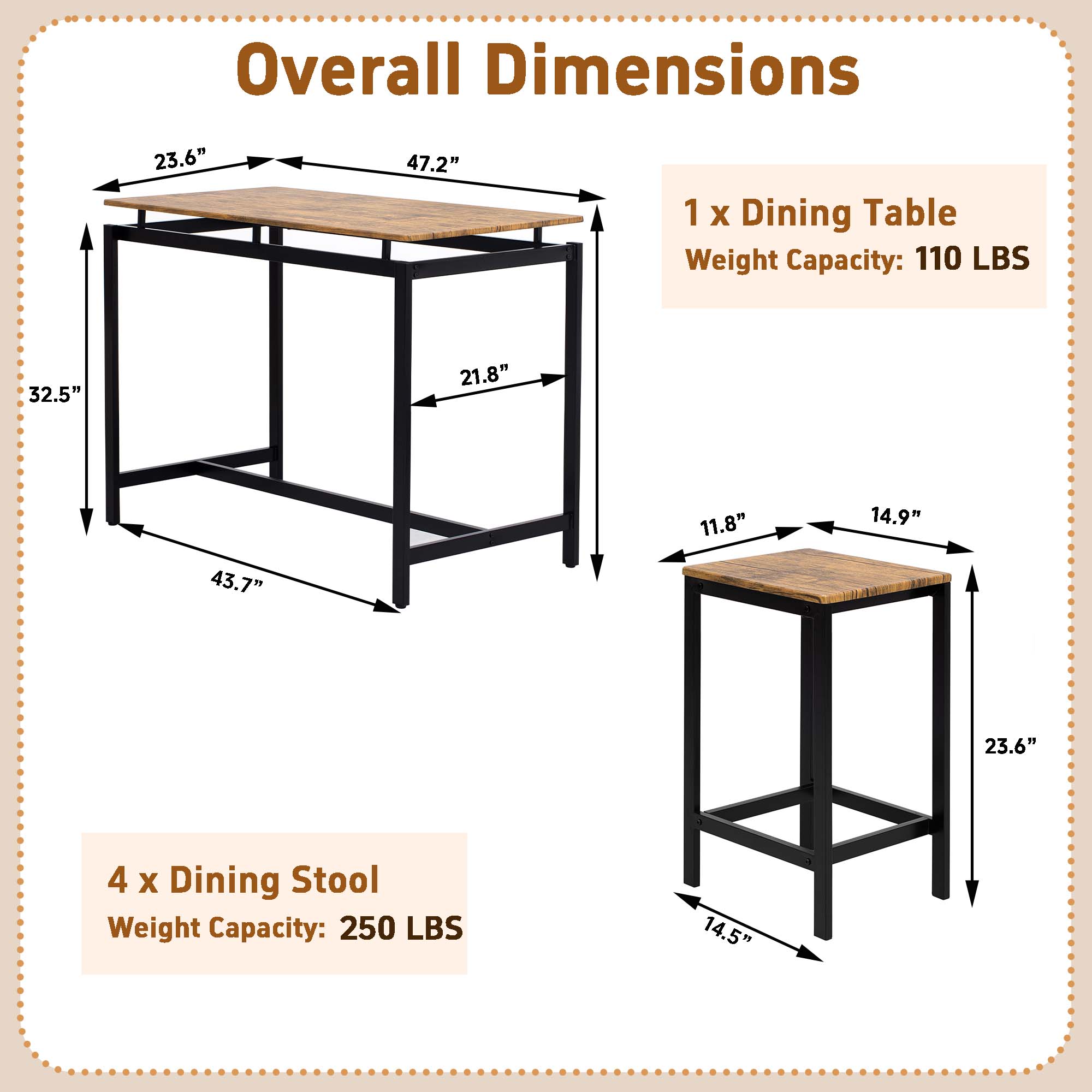 Sunrinx MG66-13-SN Dining-Sets - View #6
