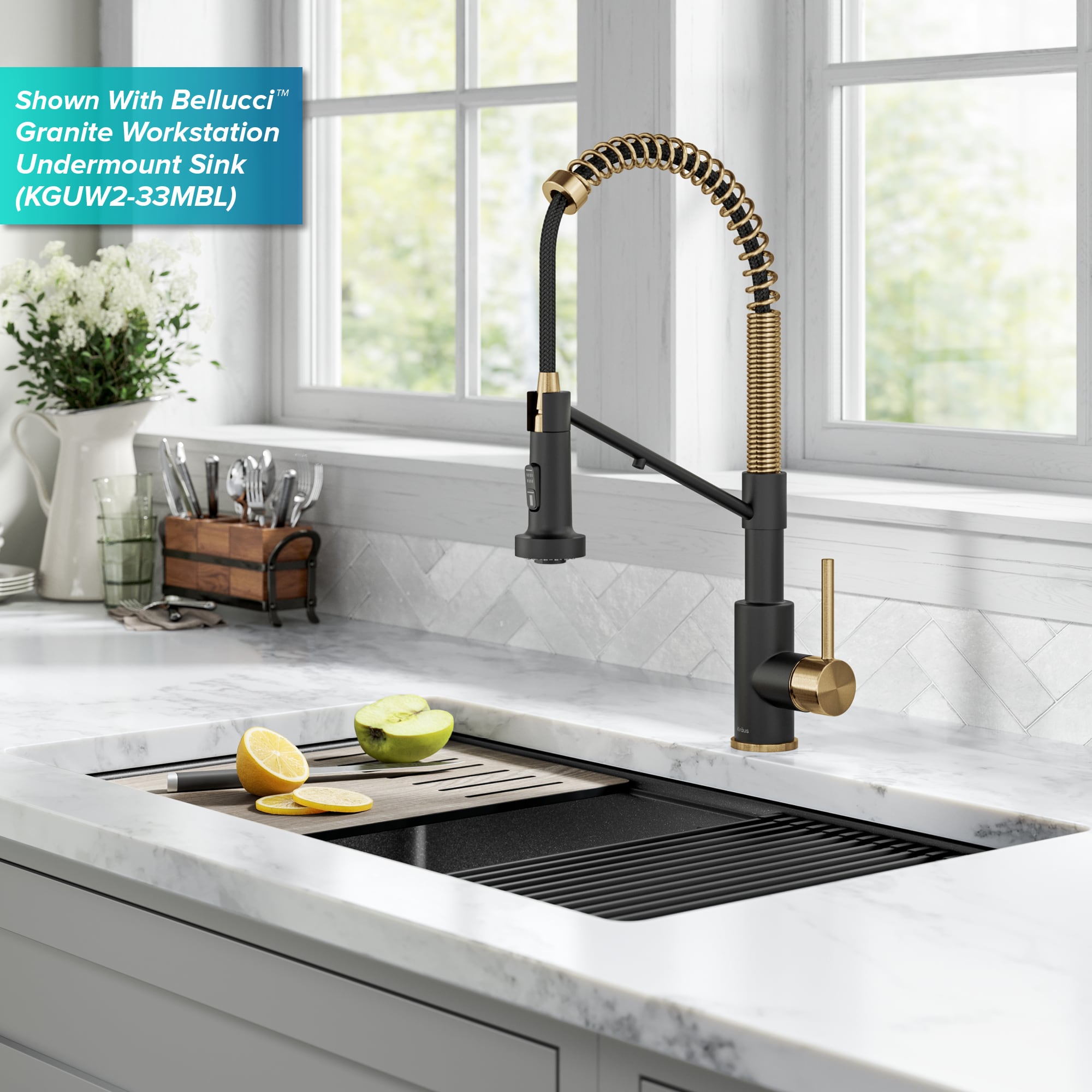 Kraus KFF-1610BBMB Kitchen-Faucets - View #18