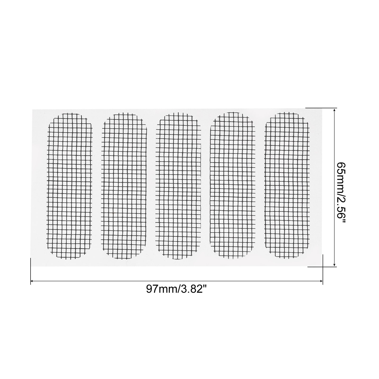 PATIKIL 3.5 Inch x 2.4 Inch Window Screen Repair Patches 20 Pack Door ...