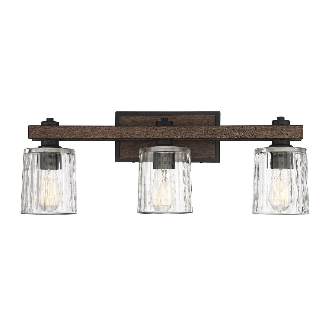 LW-SH638789 25-in 3-Light Durango Rustic Vanity Light Bar