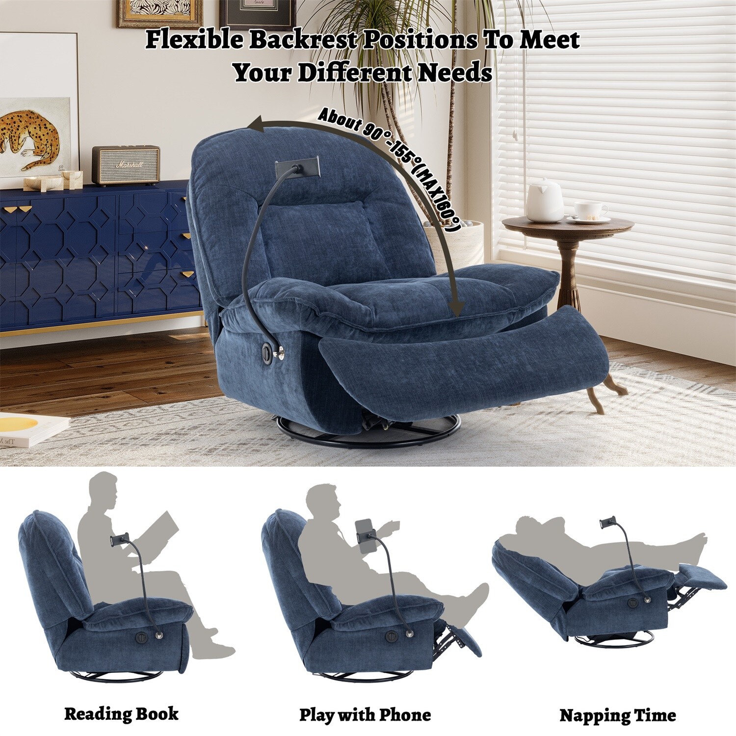 Mondawe MO-QN8050-BL recliners - View #3