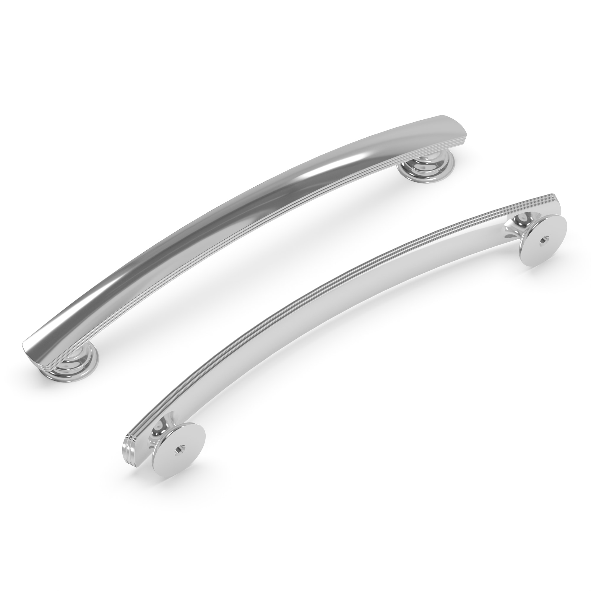 Hickory Hardware P2156-CH American Diner 6-5/16-in , 160mm Center to Center Chrome Arch Handle