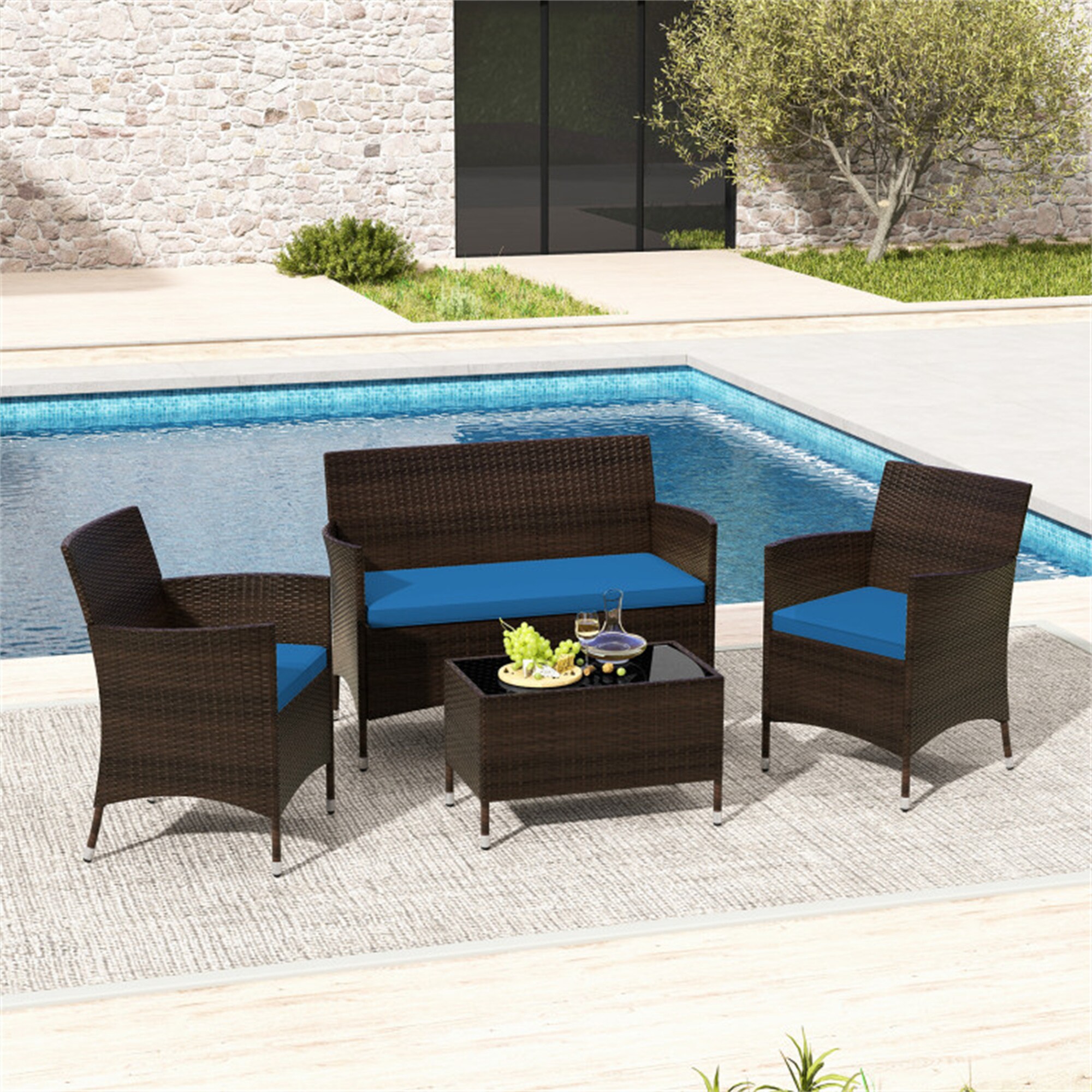 BABOOM BOM-67772PB-CO Patio-Conversation-Sets - View #9