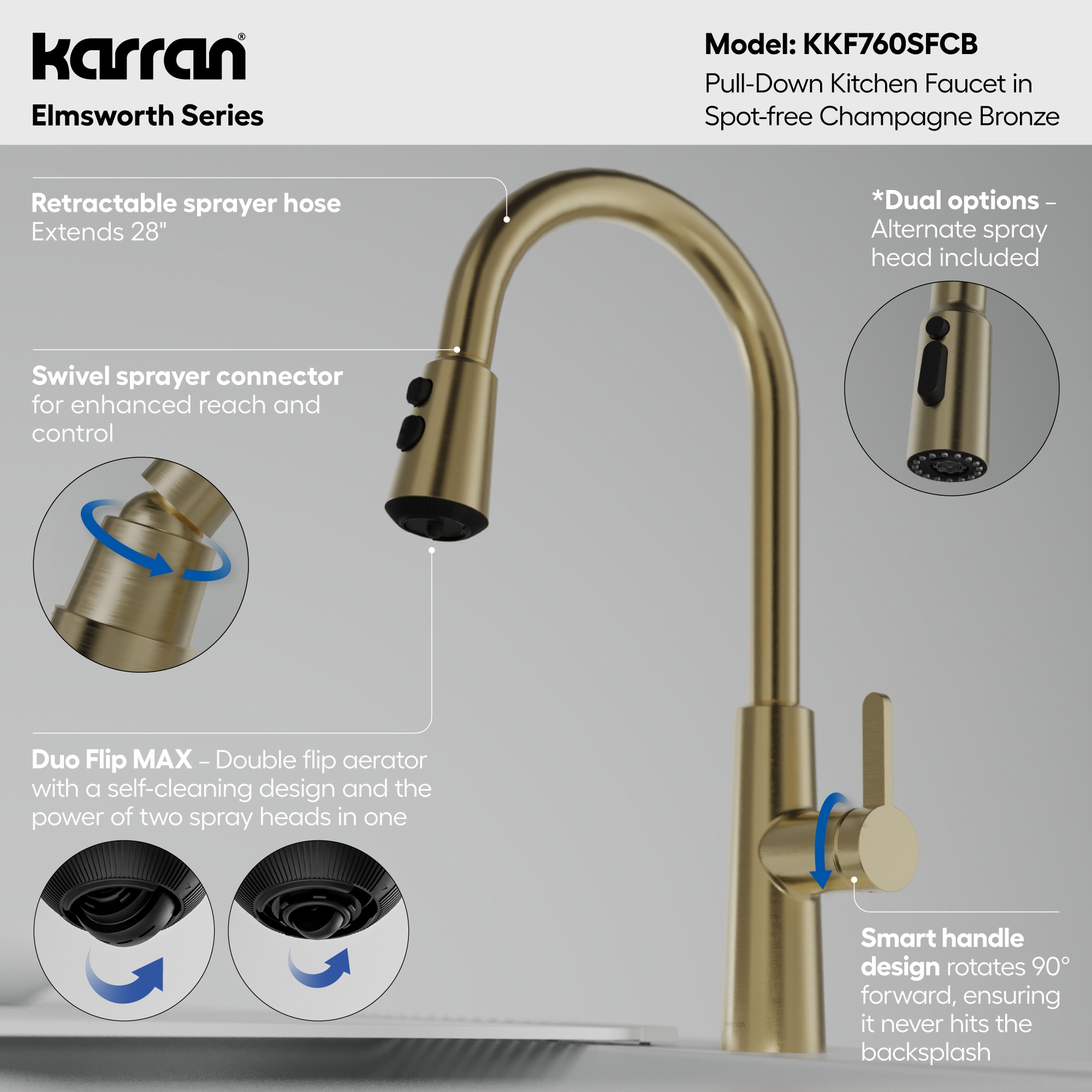 Karran KKF760SFCB Kitchen-Faucets - View #4