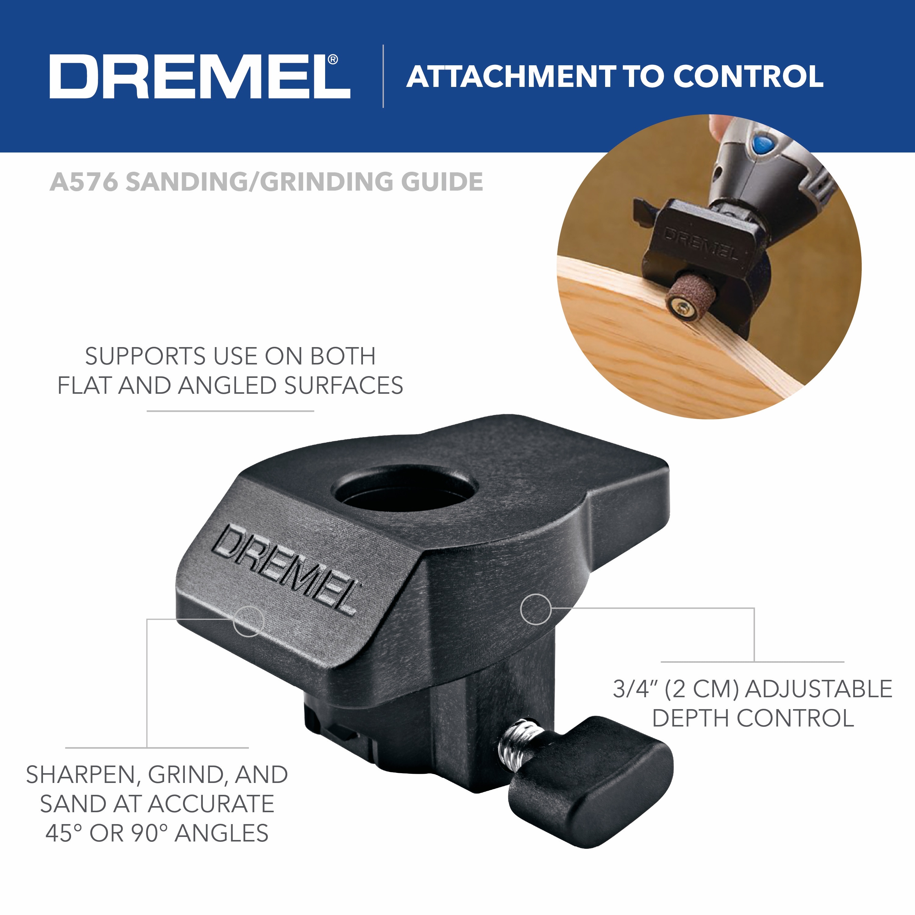 Dremel 4300-5/40 High Performance Rotary Tool Kit with LED Light- 5  Attachments