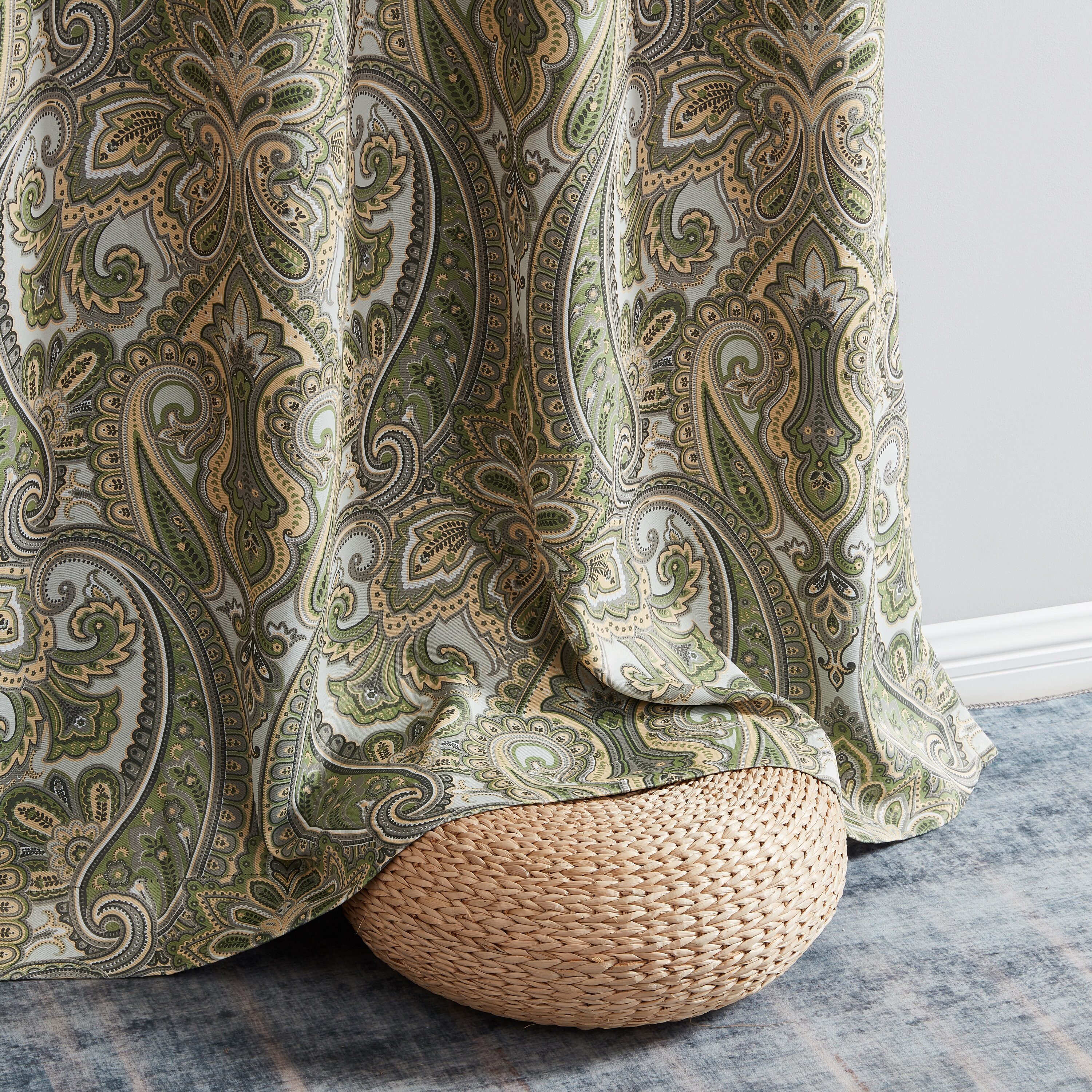 Totally Home Decor MFN-PRS-SGE-GRN84 curtains - View #4