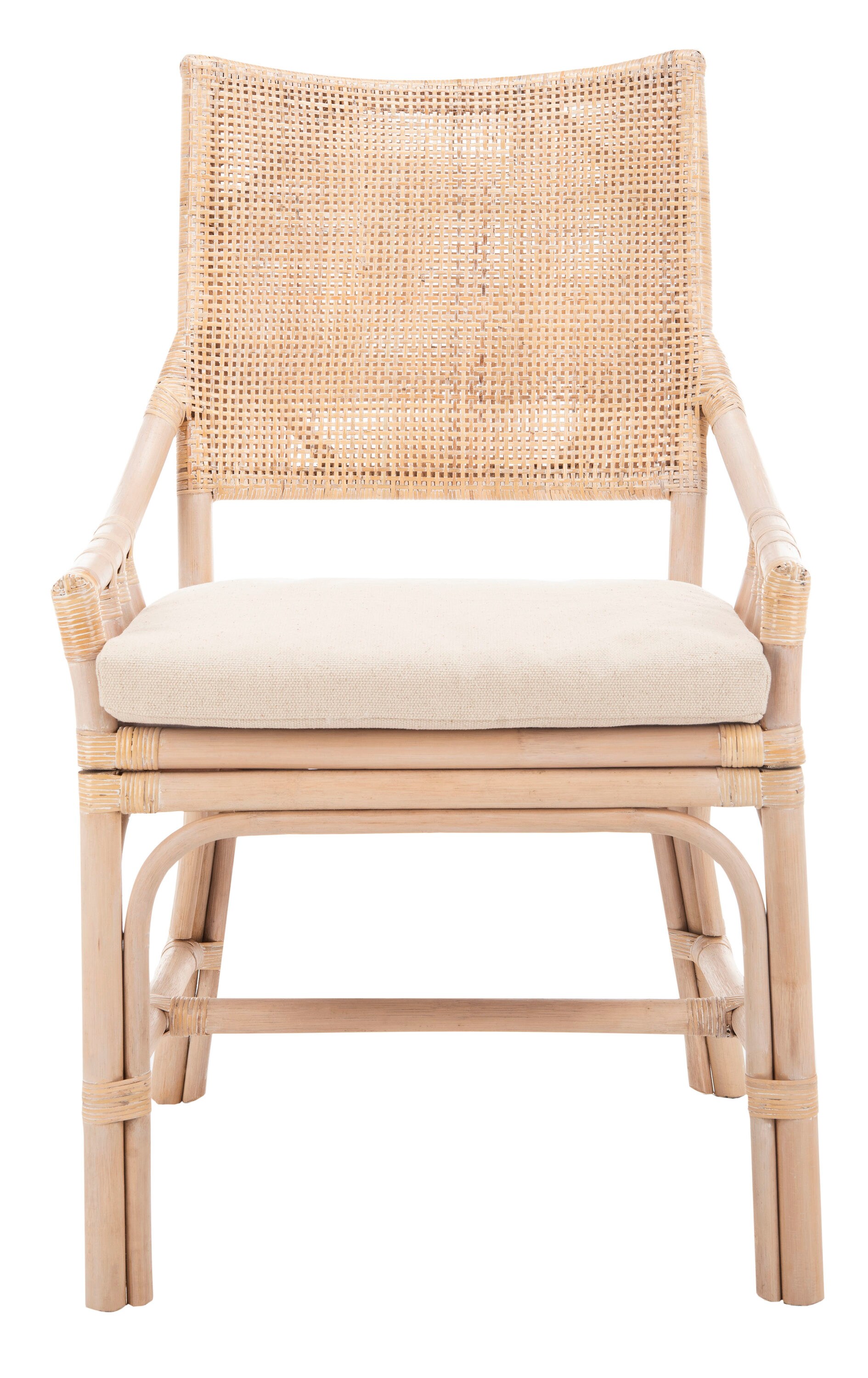 Safavieh SEA4012A Donatella Coastal Brown Accent Chair