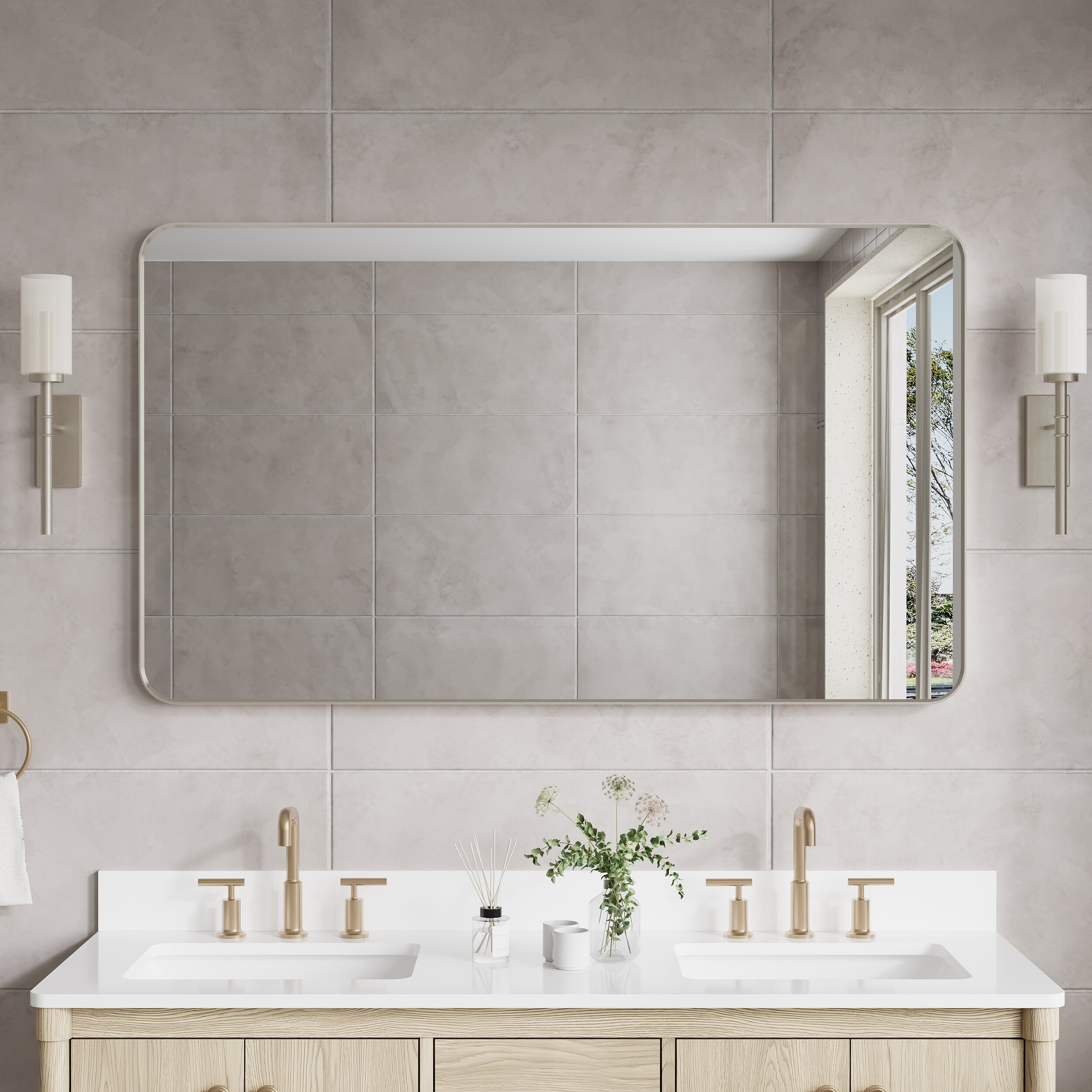 WELLFOR EX-2436FLS Framed-Bath-Mirrors - View #12