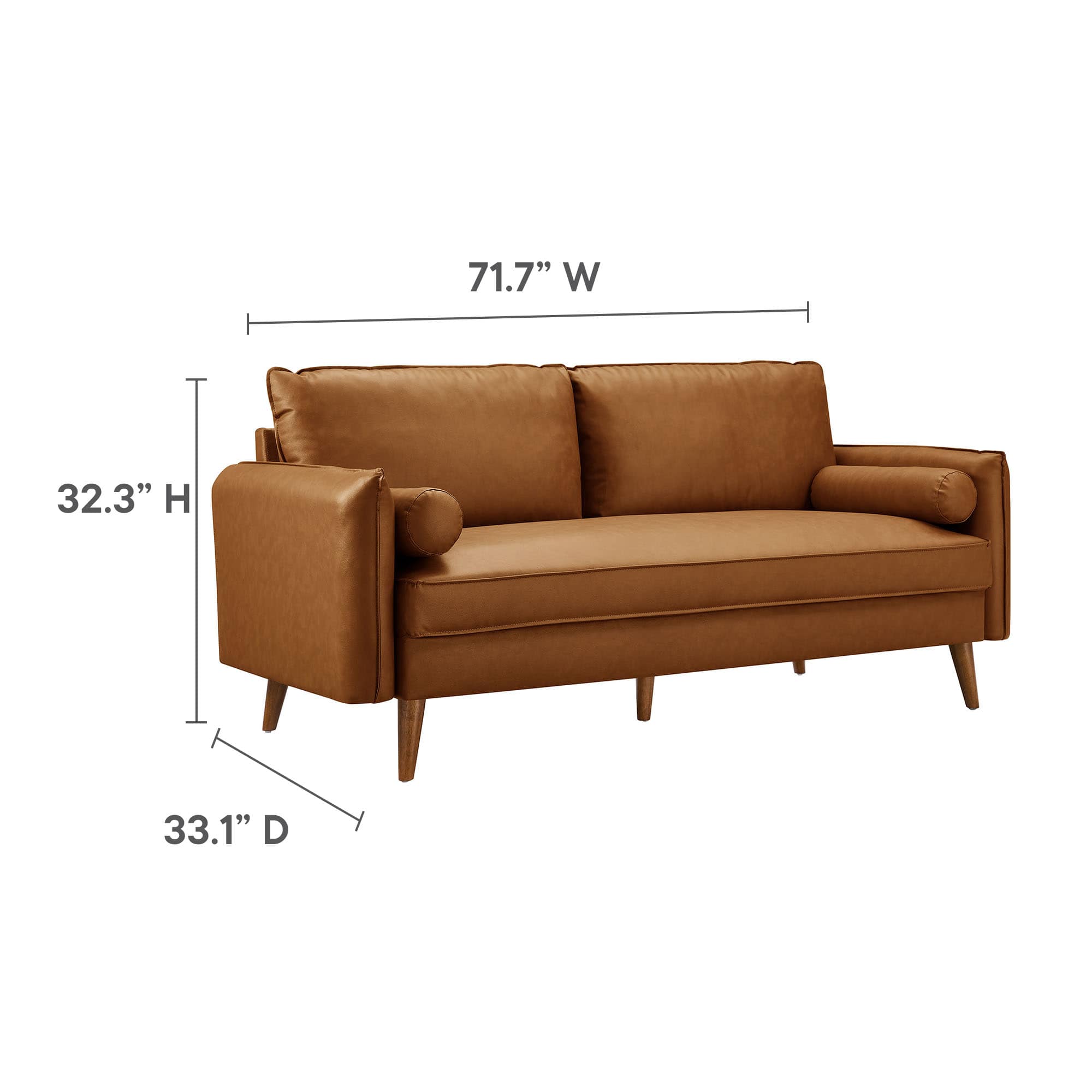 Modway EEI-6975-TAN Sofas-Loveseats - View #3