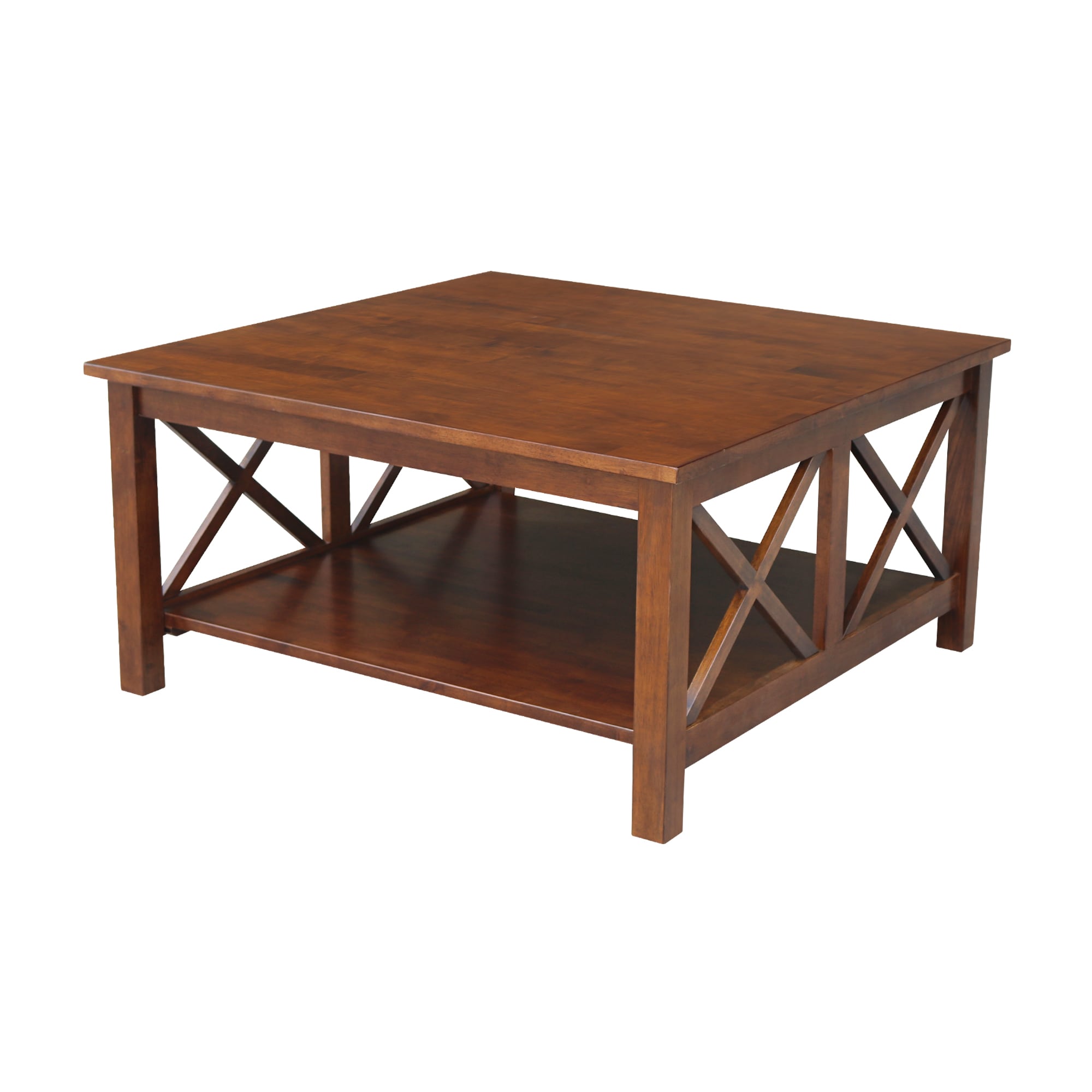International Concepts OT581-70SC Espresso Rubberwood Wood Casual Coffee Table