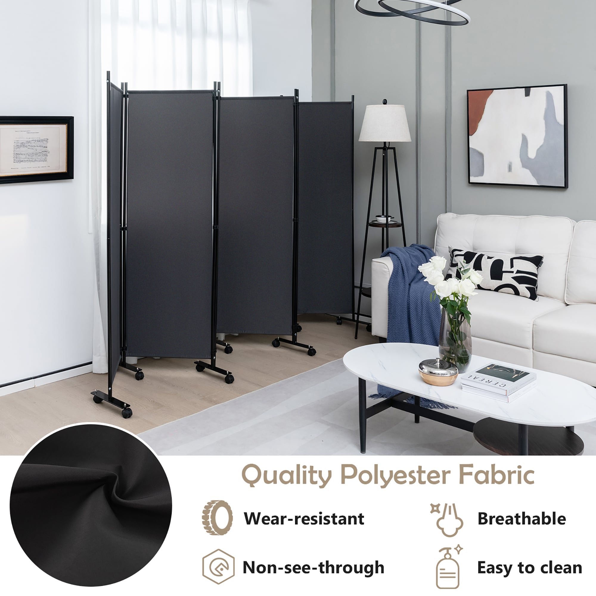 Goplus LWS00397 Indoor-Privacy-Screens - View #5