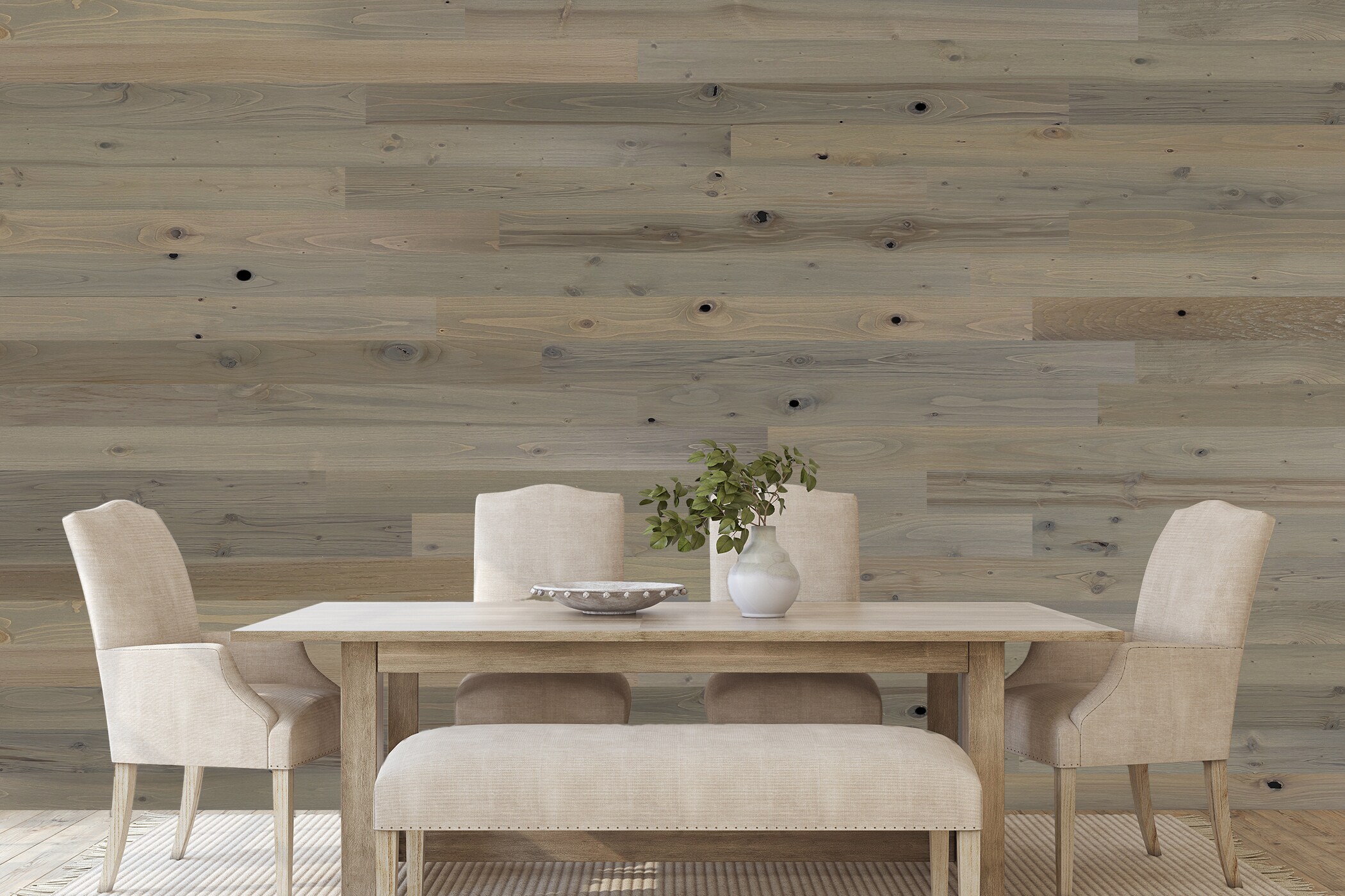 Timberchic 23410 4-in x 1-ft Driftwood Spruce pine fir Reclaimed wood Wall Plank ( 16 -Pack , Covers 10-sq ft )