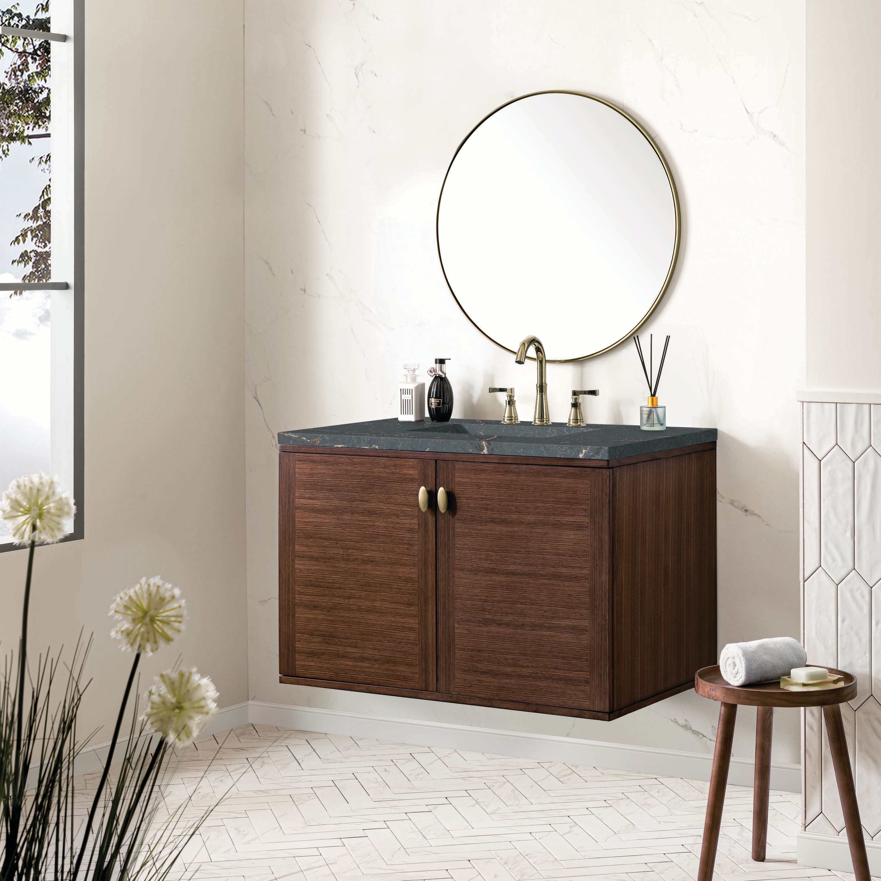 James Martin Vanities 670-V36-WLT-3PBL Bath-Vanity-Combo - View #5
