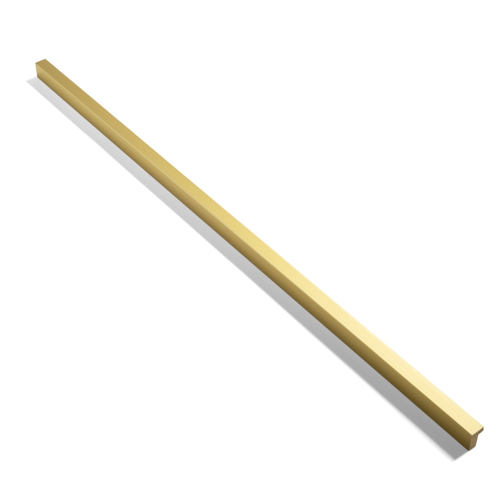 Miaokesen 4402TLS-508 20-in , 508mm Center to Center Light Brushed Brass Square Finger 12 -Pack