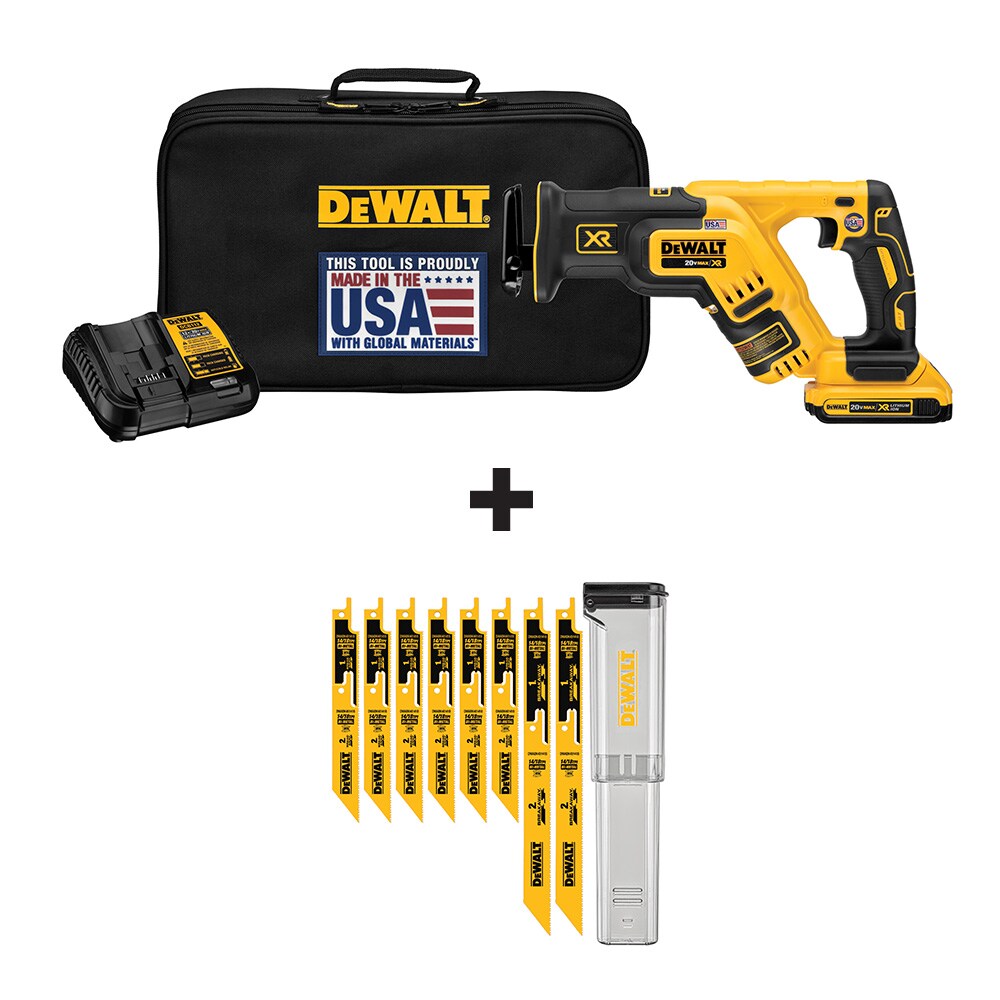DeWalt DCS382H1 20V MAX* XR Brushless Cordless Reciprocating Saw Kit