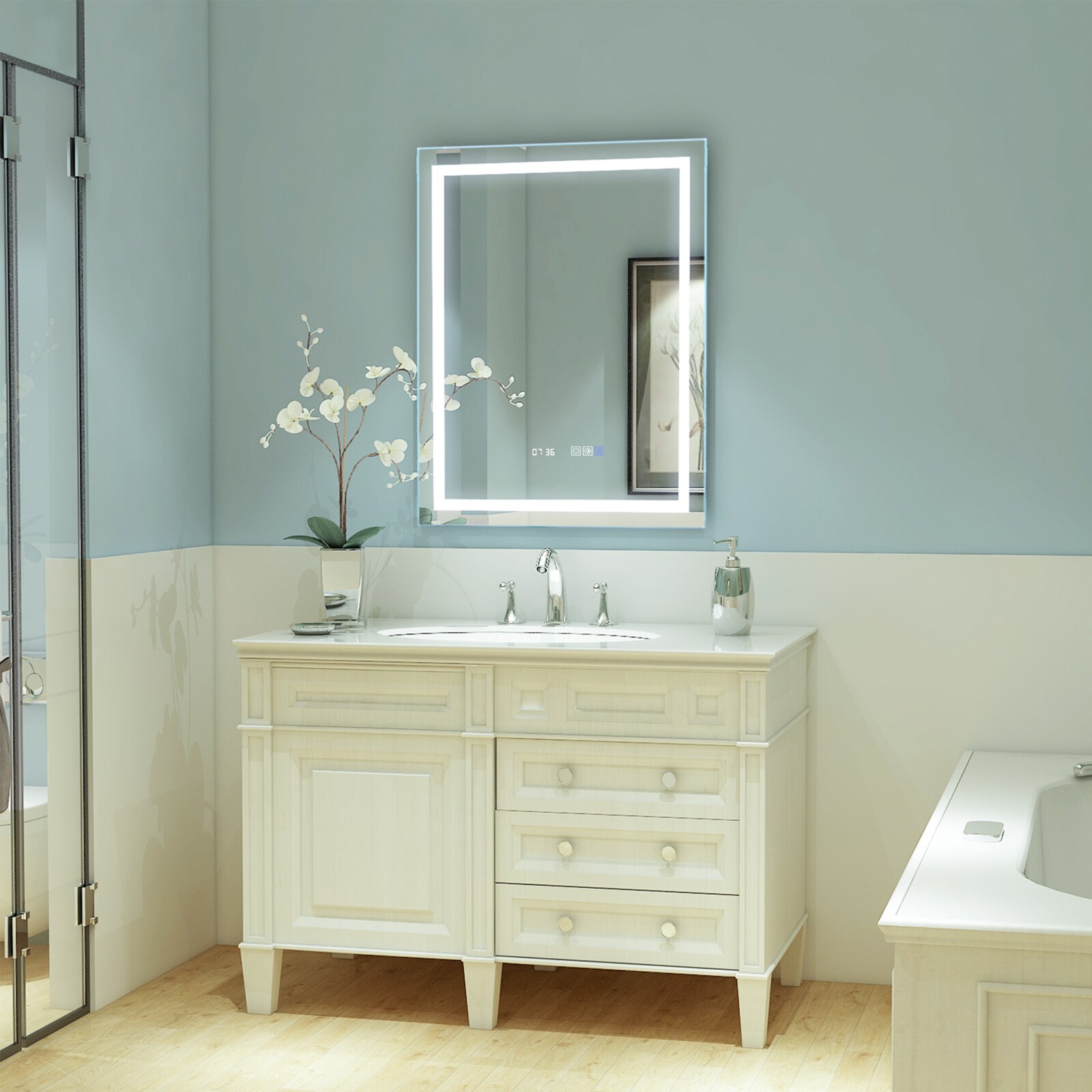 Forclover JSEX2836LM-3F Framed-Bath-Mirrors - View #4