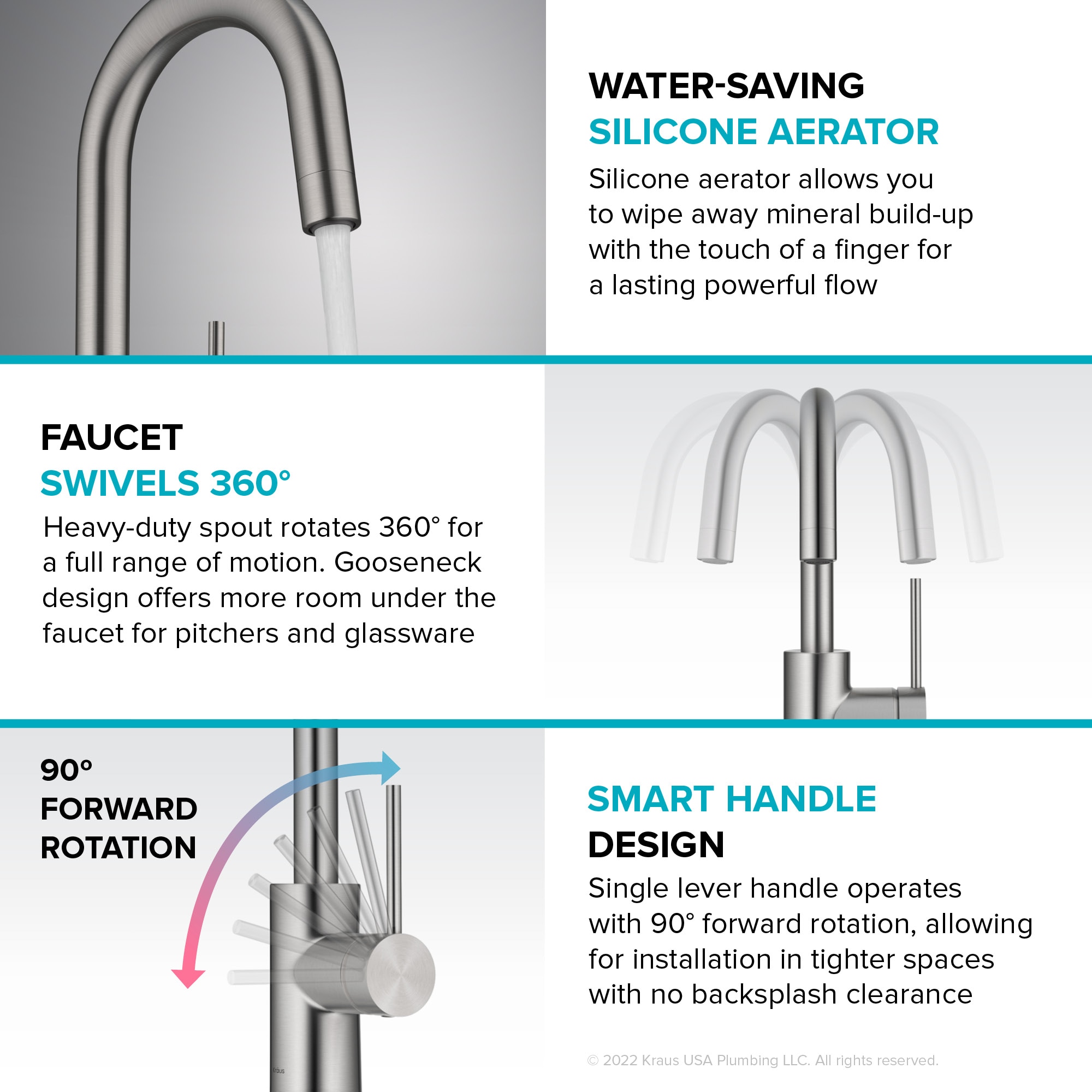 Kraus KPF-2600BB Kitchen-Faucets - View #7