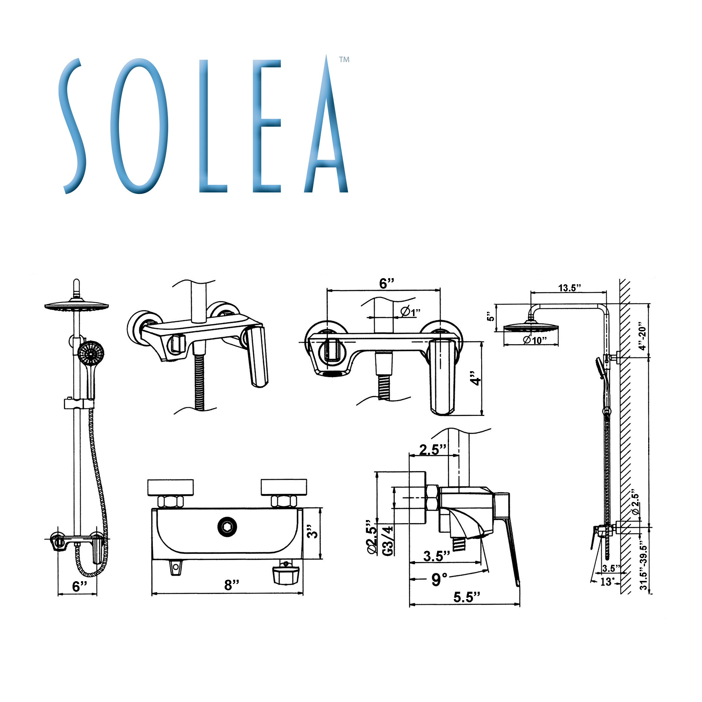 Safavieh BRC3368C Tub-Shower-Faucets - View #7