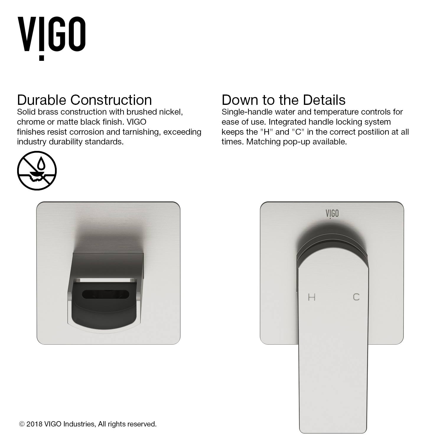 Modern Contemporary Black Nickel Wall Mounted Bathroom Faucet