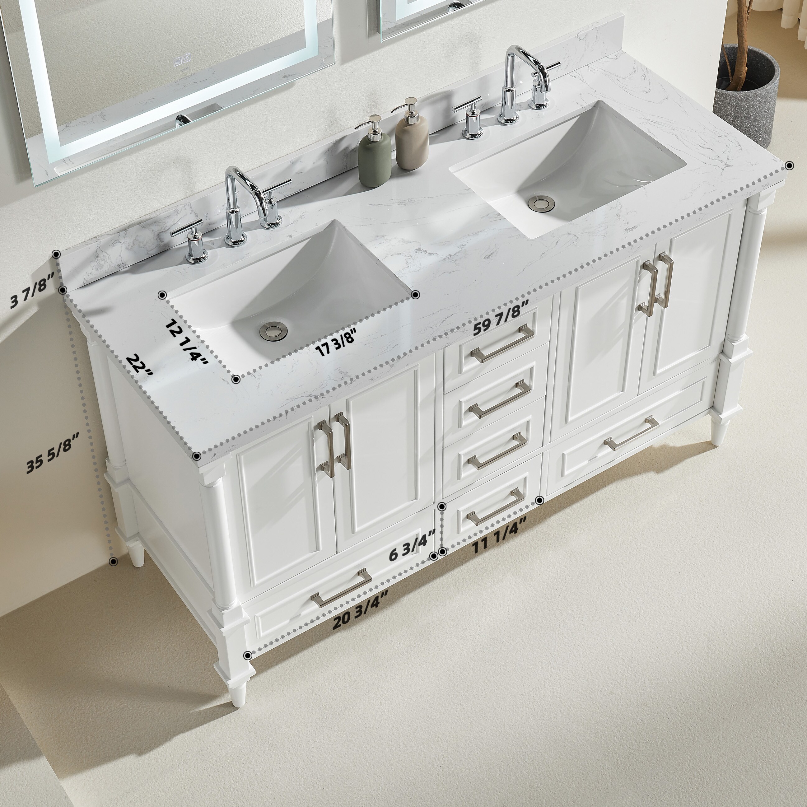 CASAINC CA-VBV-67879 Bath-Vanity-Combo - View #2